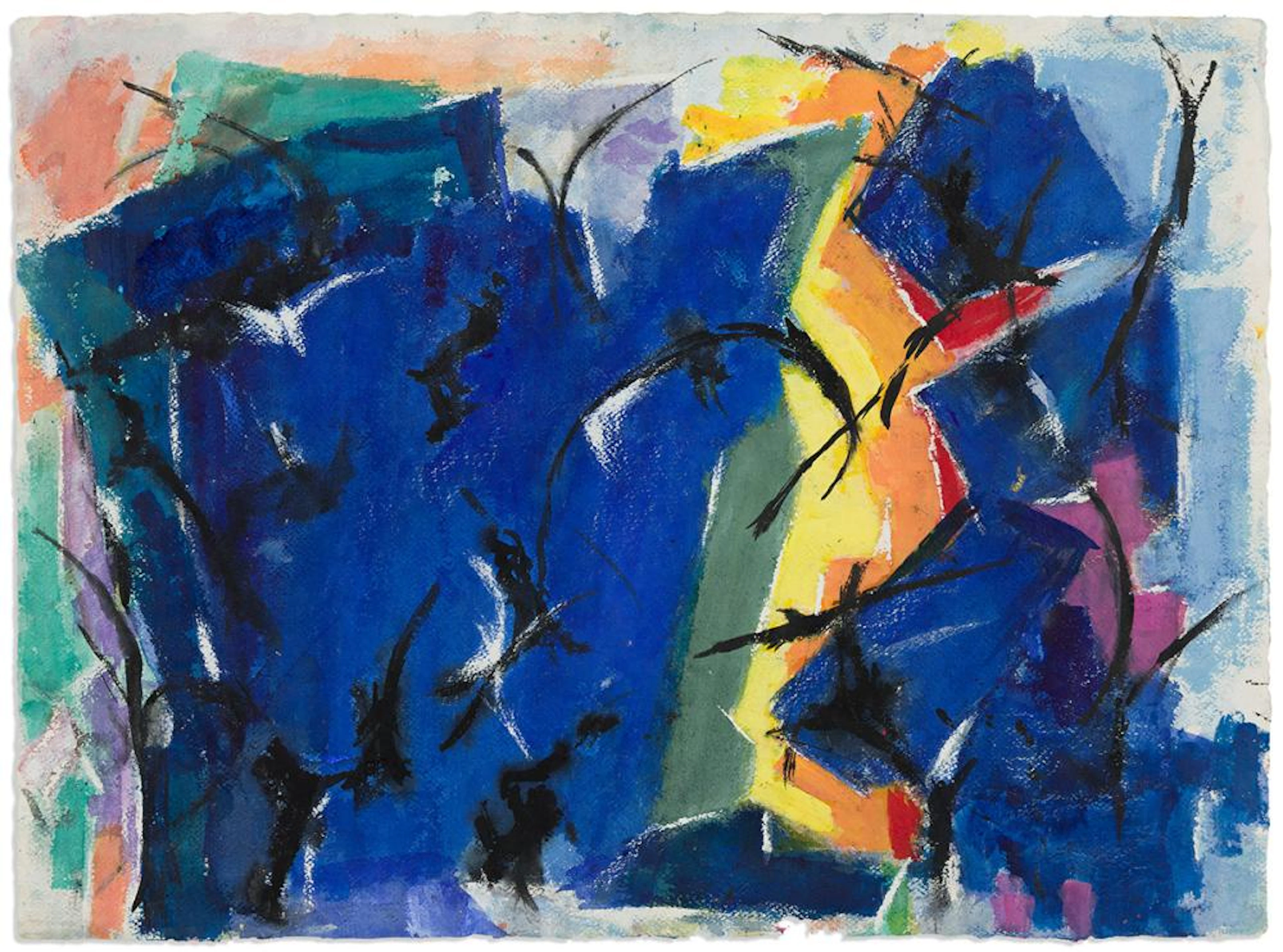 ALMA W. THOMAS (1891 - 1978) Etude.
