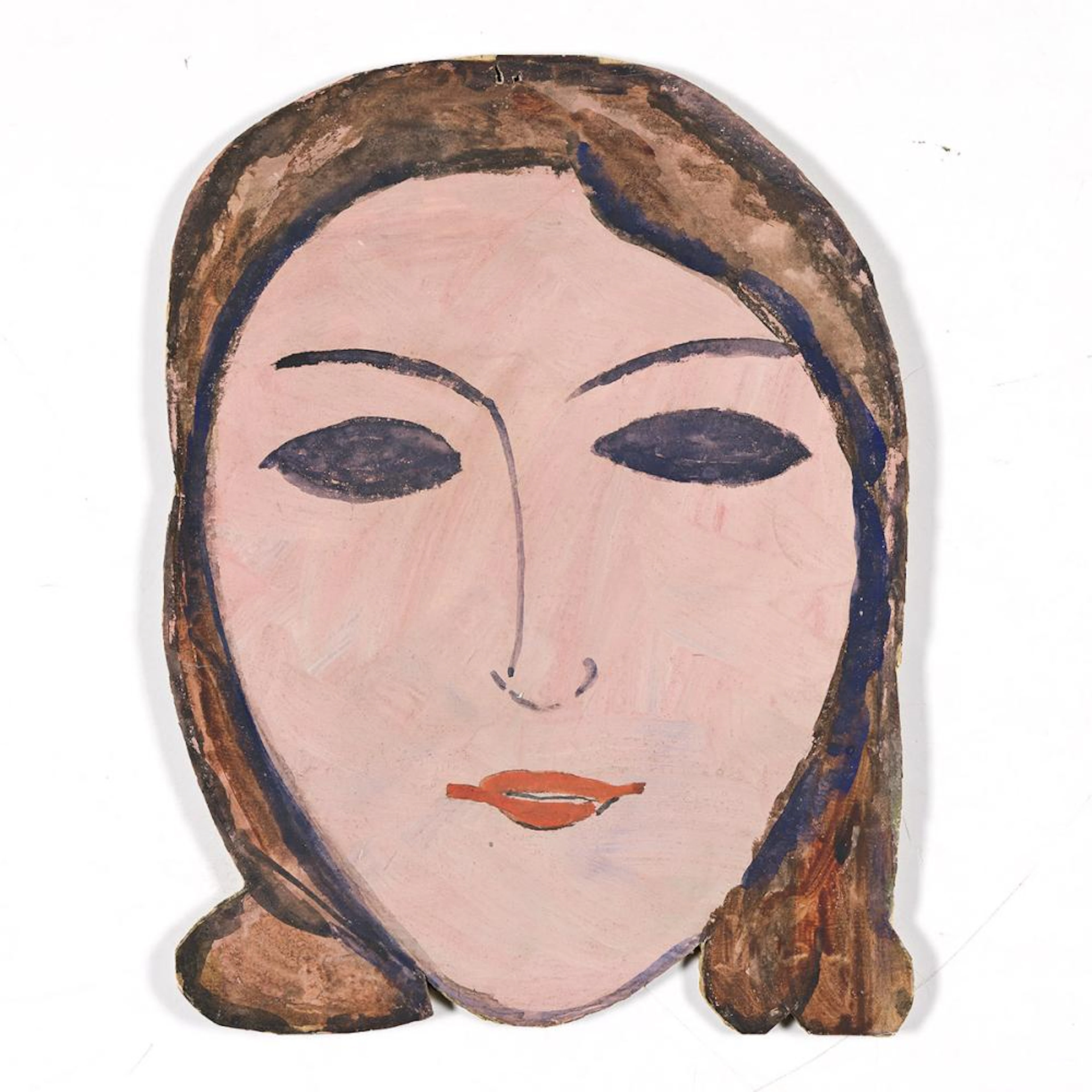 WALT KUHN Mask (Portrait of a Woman).
