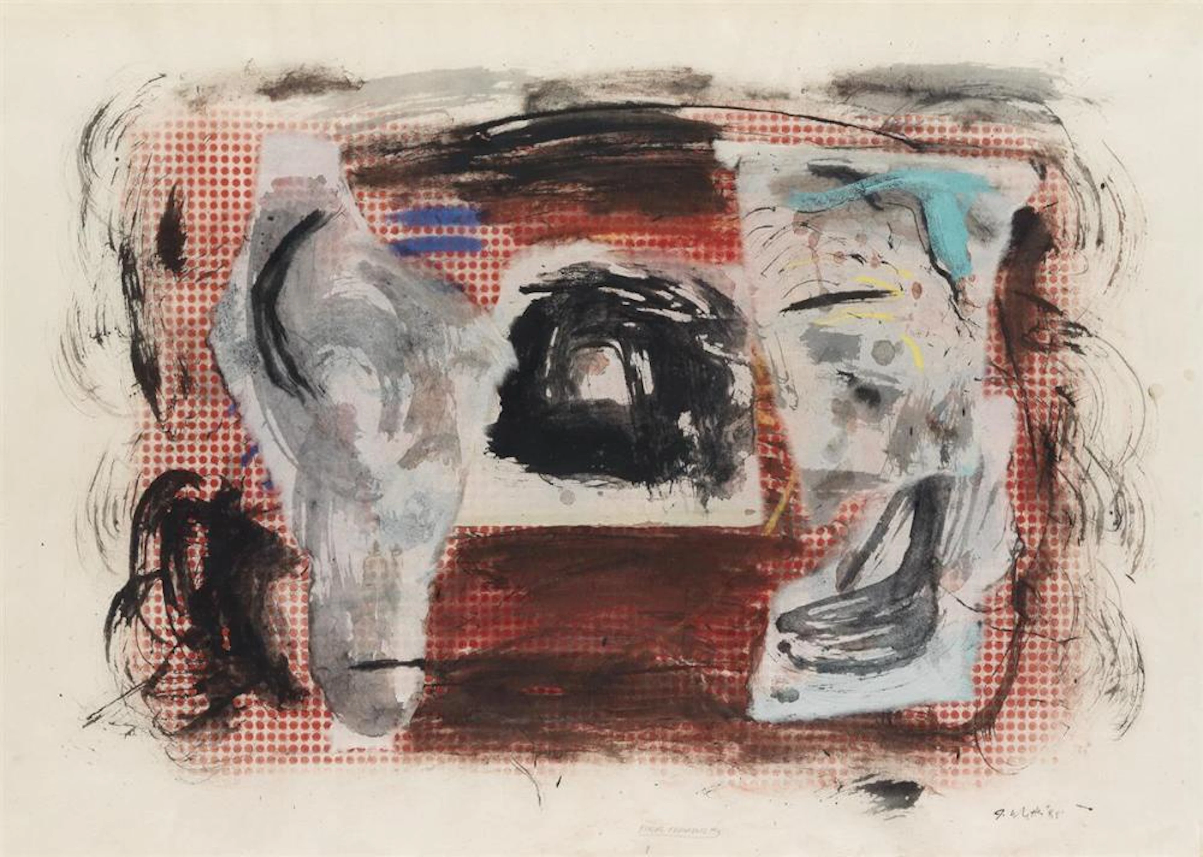 JACK WHITTEN (1939 - 2018) Psychic Fragments #3.