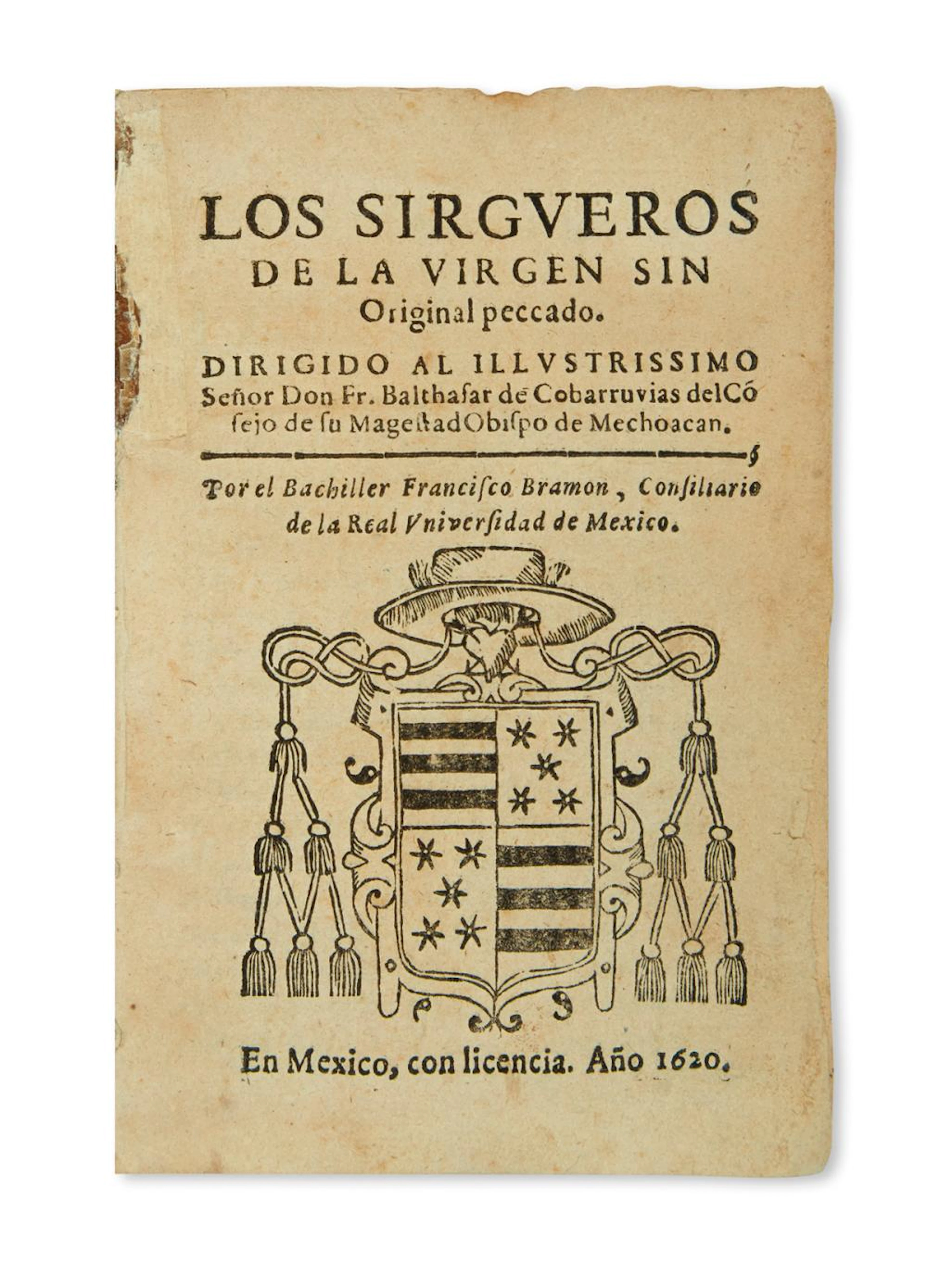 (MEXICAN IMPRINT--1620.) Bramón