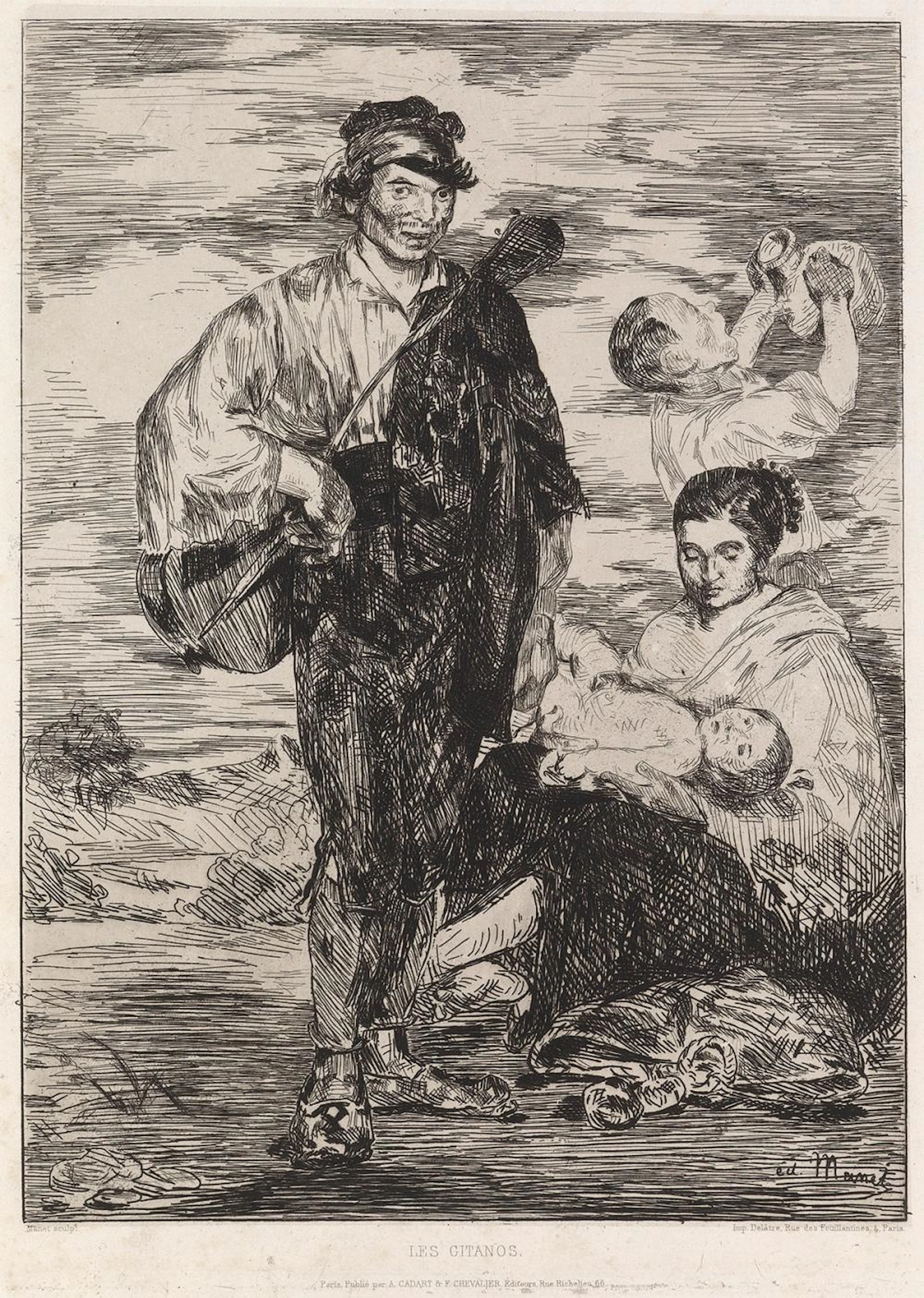 ÉDOUARD MANET Les Gitanos.