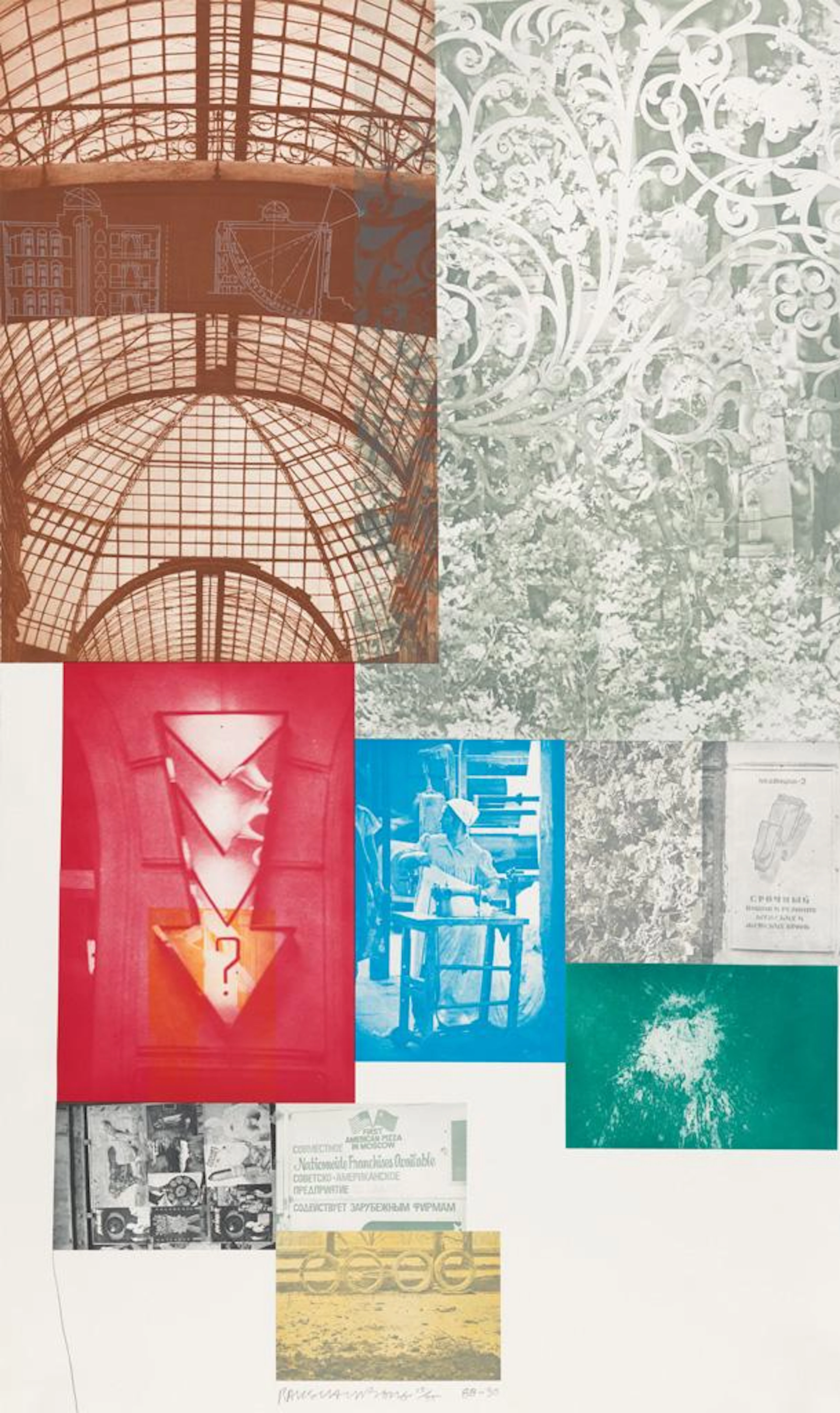 ROBERT RAUSCHENBERG Soviet/American Array II.
