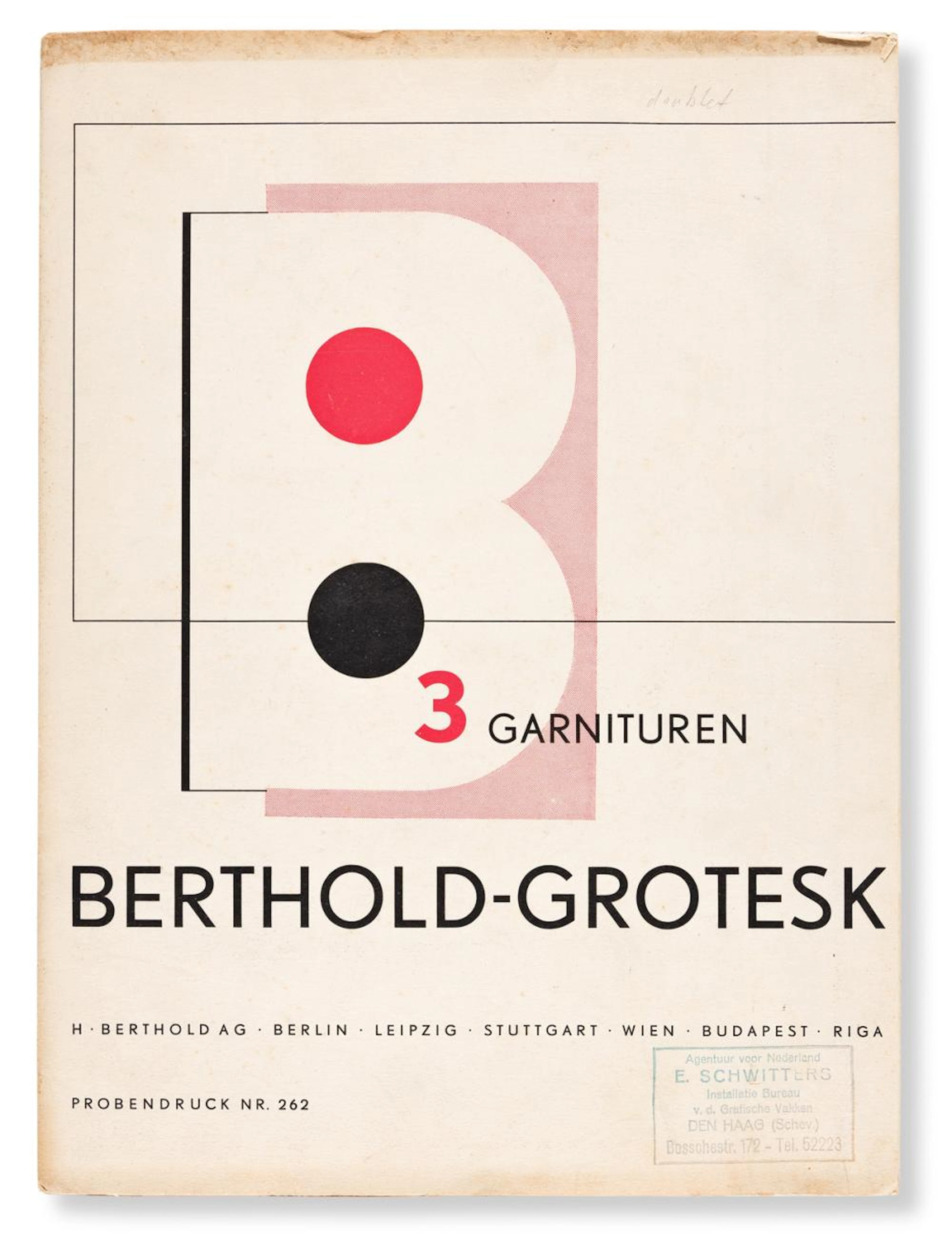[SPECIMEN BOOK ? GEORG TRUMP]