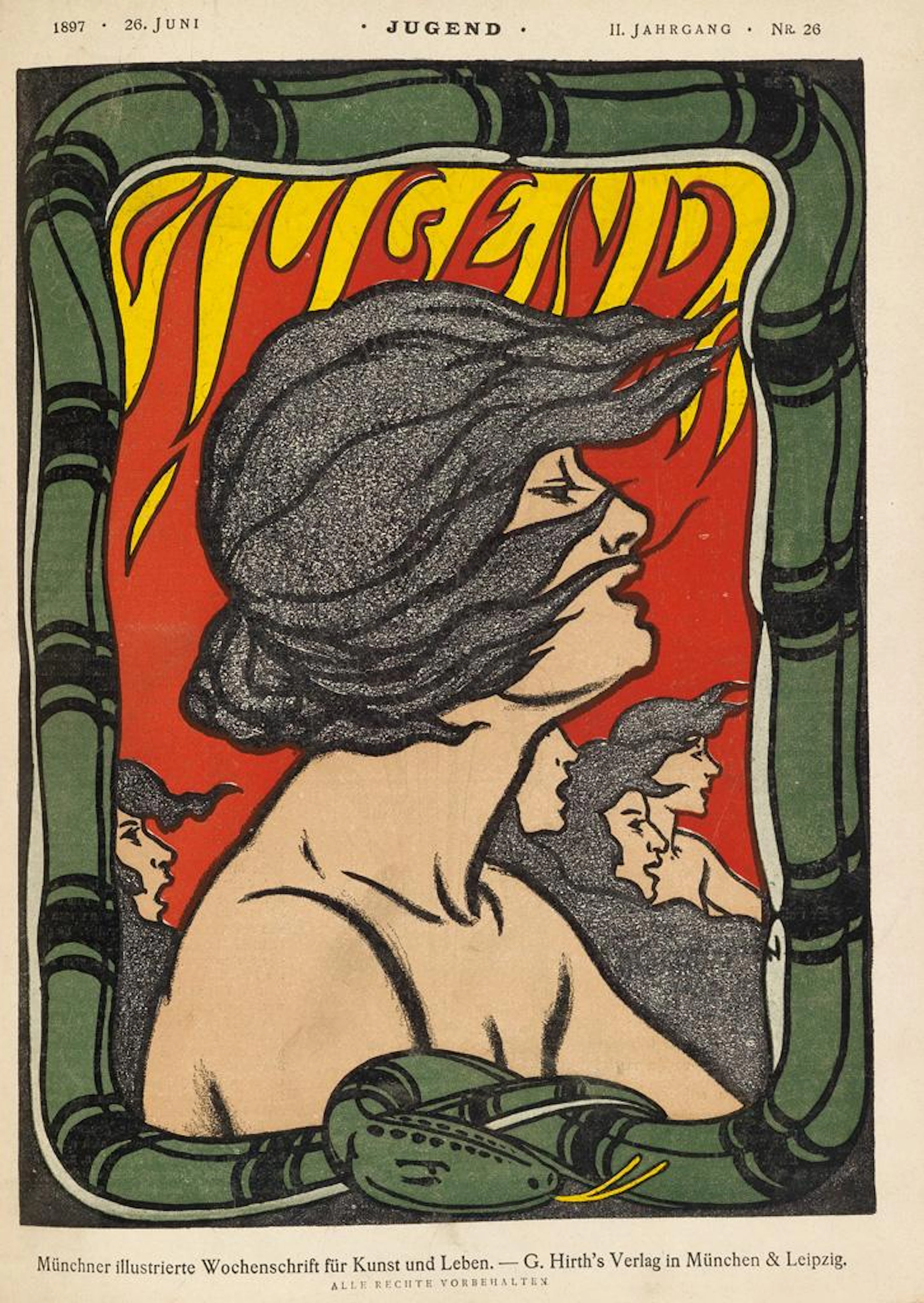 (ARTISTS' MAGAZINES.) Jugend: Münchner Illustrierte...
