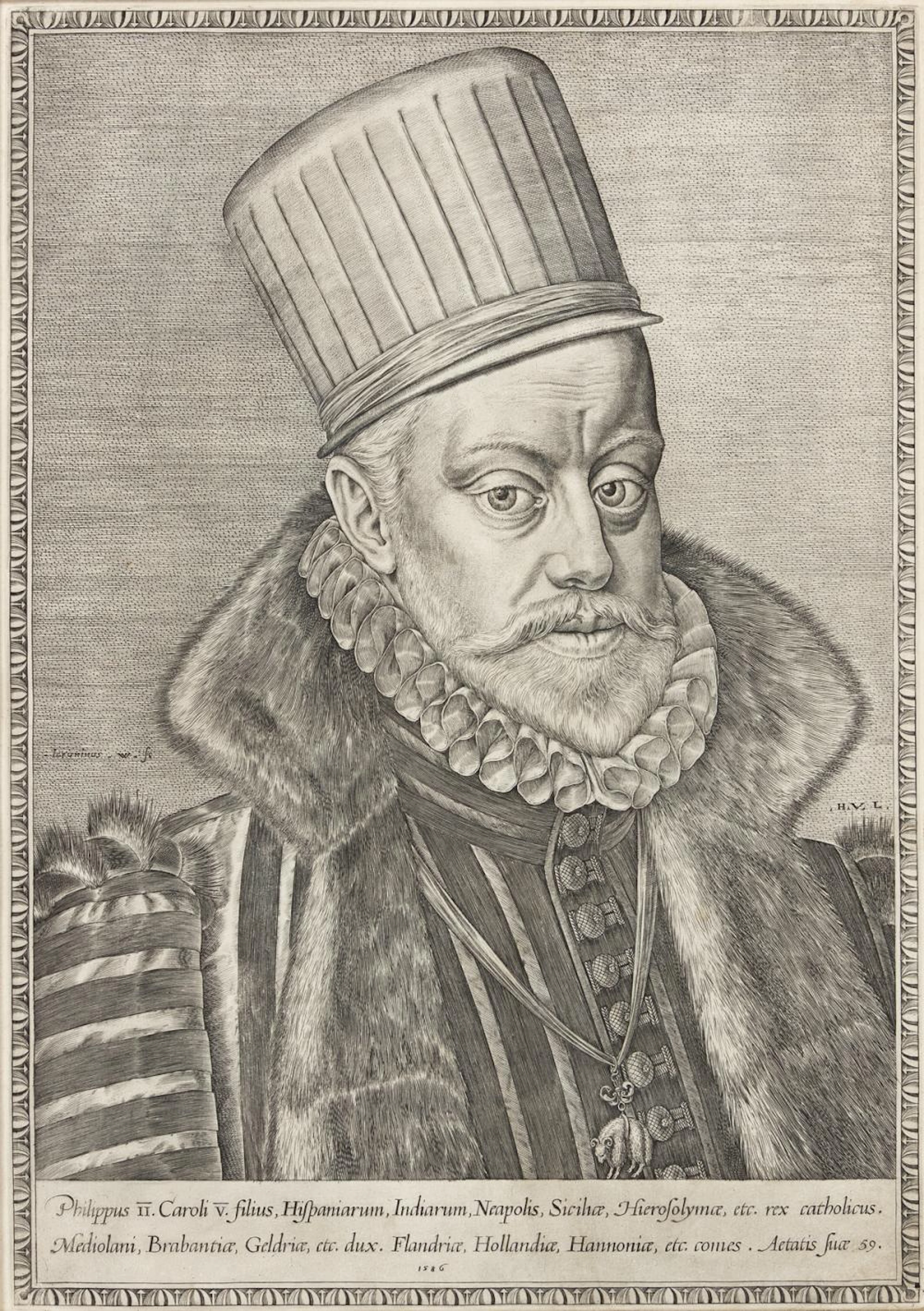 JOHANNES WIERICX Phillip II, King of Spain.