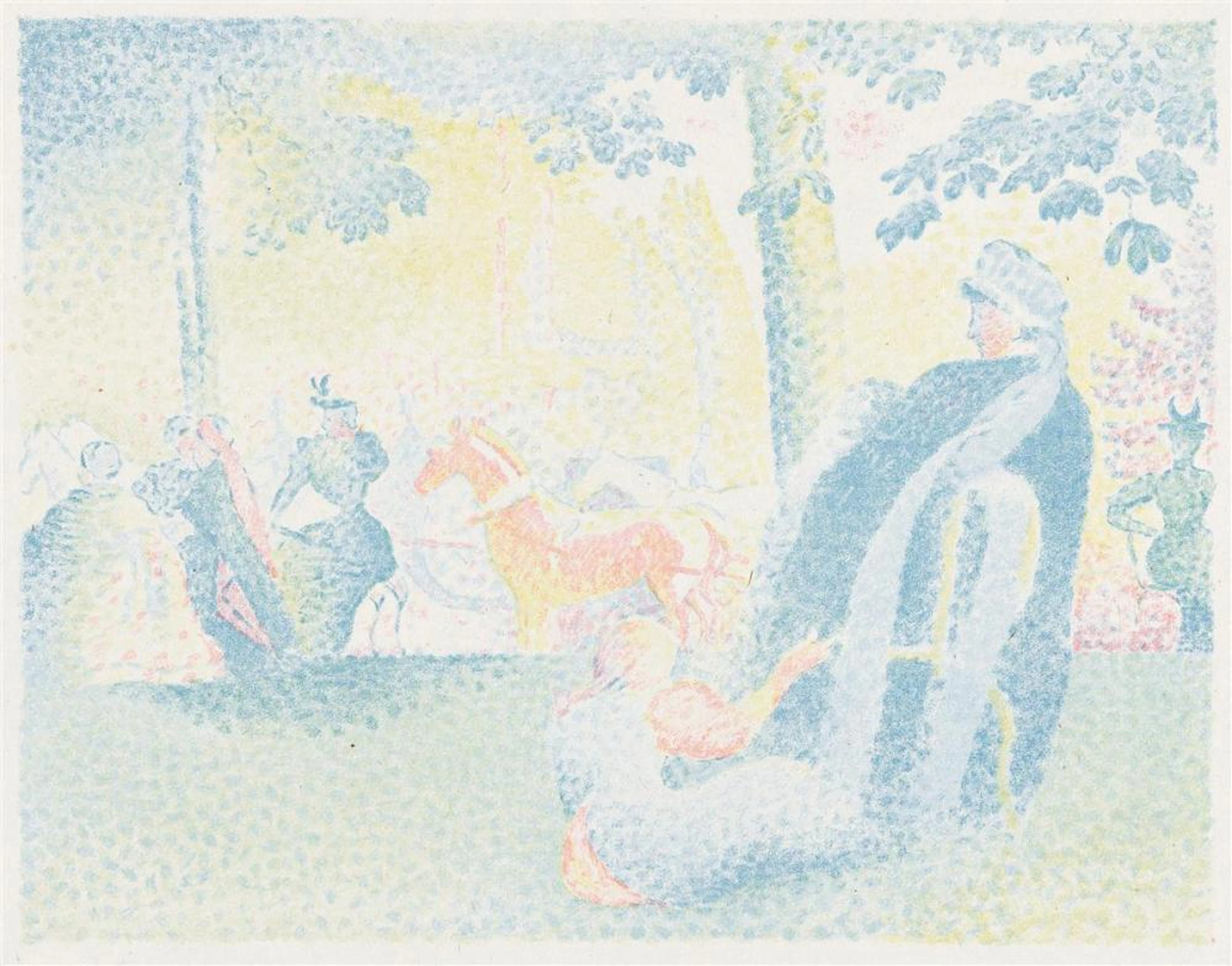 HENRI-EDMOND CROSS Les Champs Élysées.