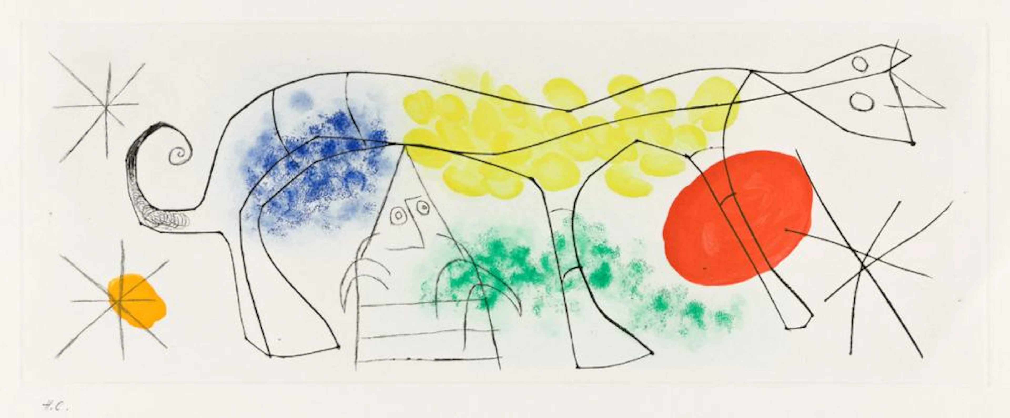 JOAN MIRÓ Erik Satie: Poemes et Chansons.