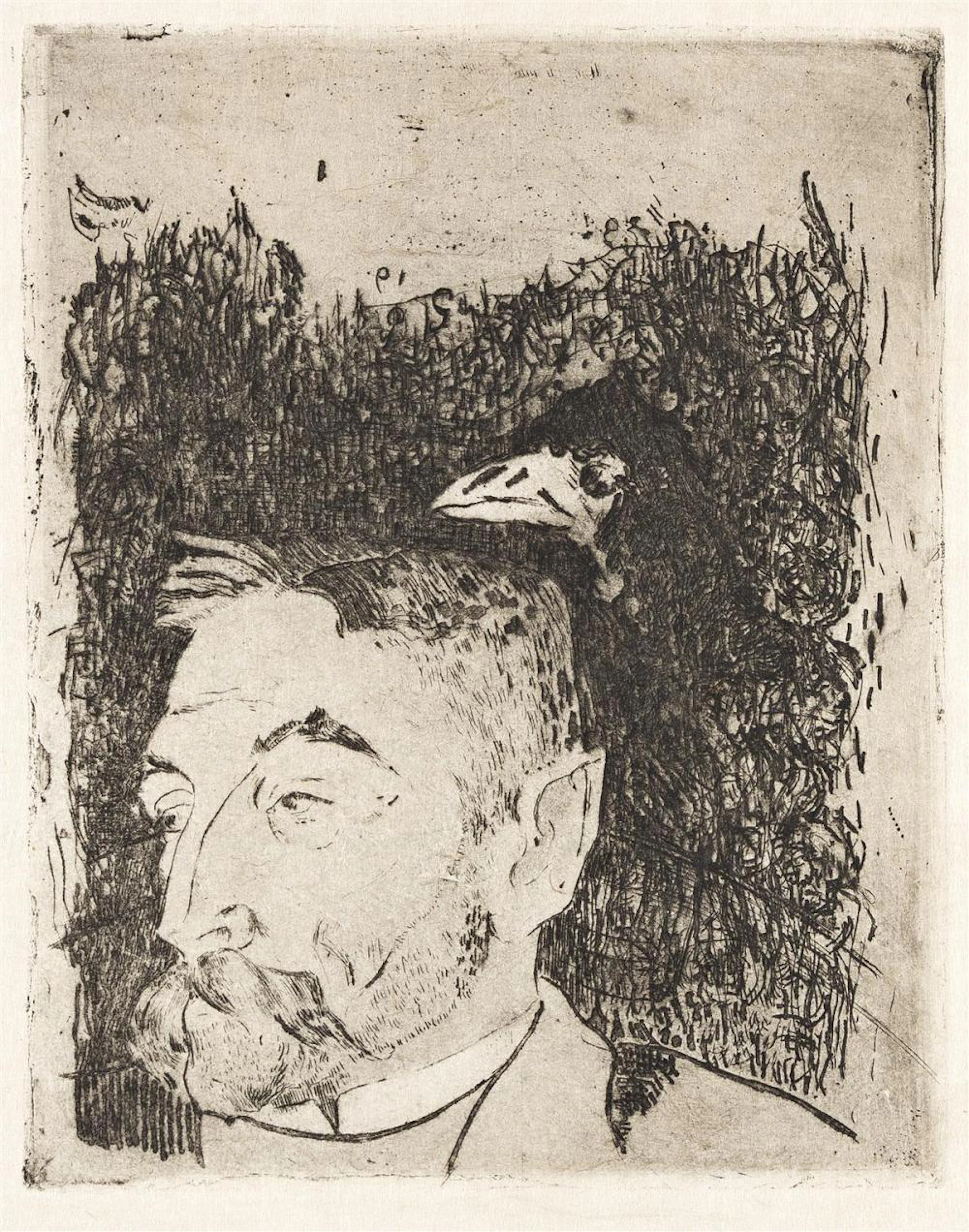 PAUL GAUGUIN Portrait de Stéphane Mallarmé.