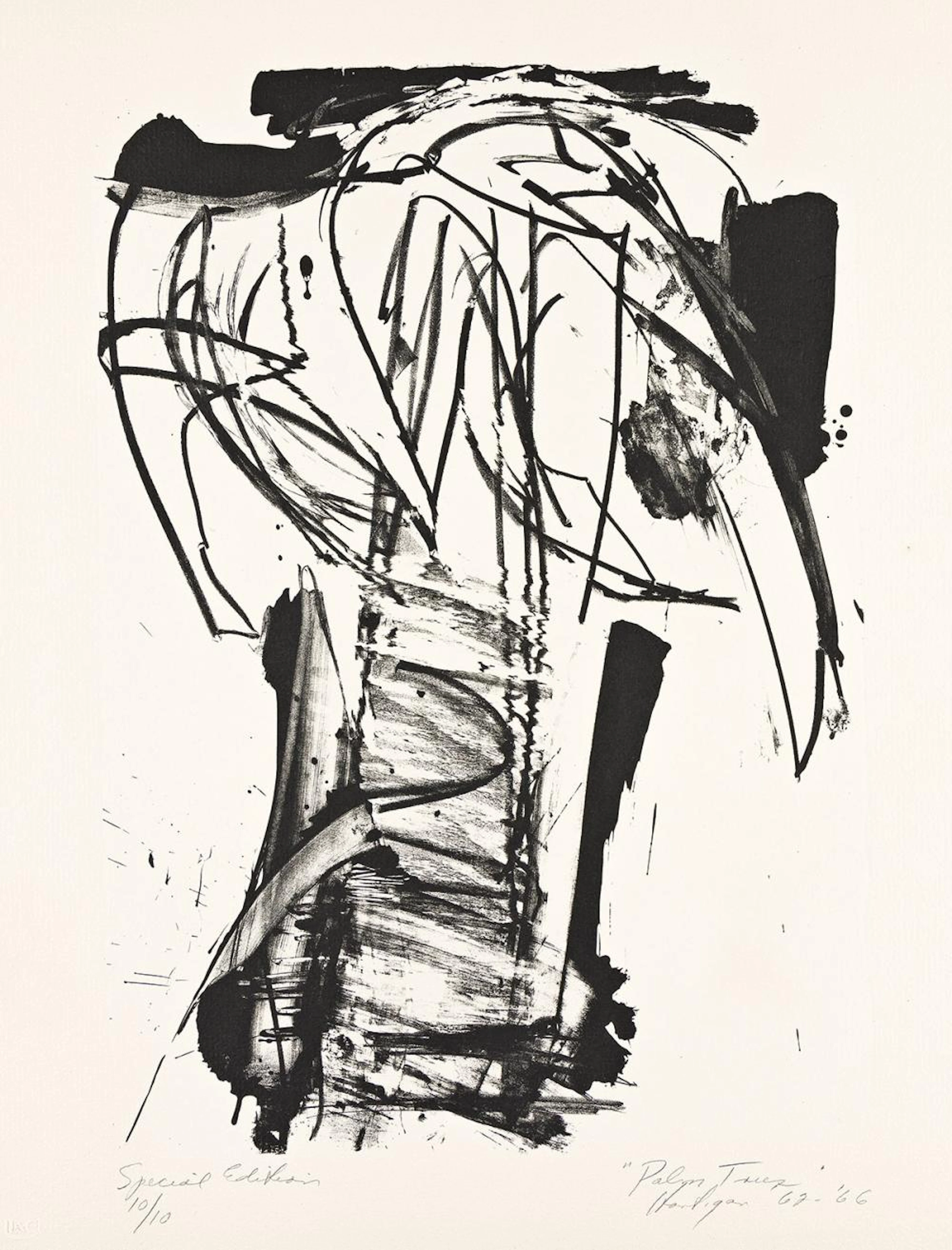 GRACE HARTIGAN The Archaics: Palm Trees.