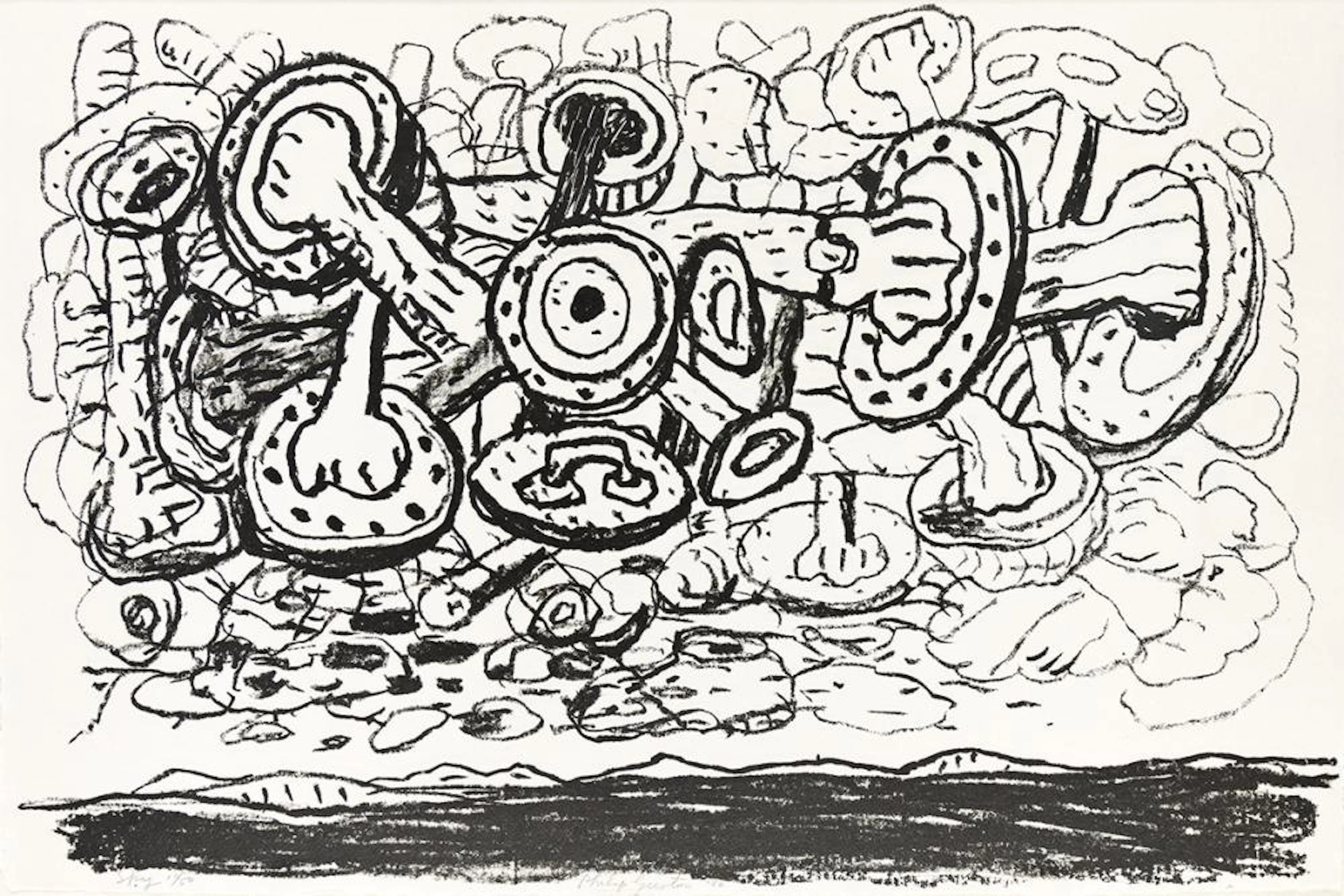 PHILIP GUSTON Sky.