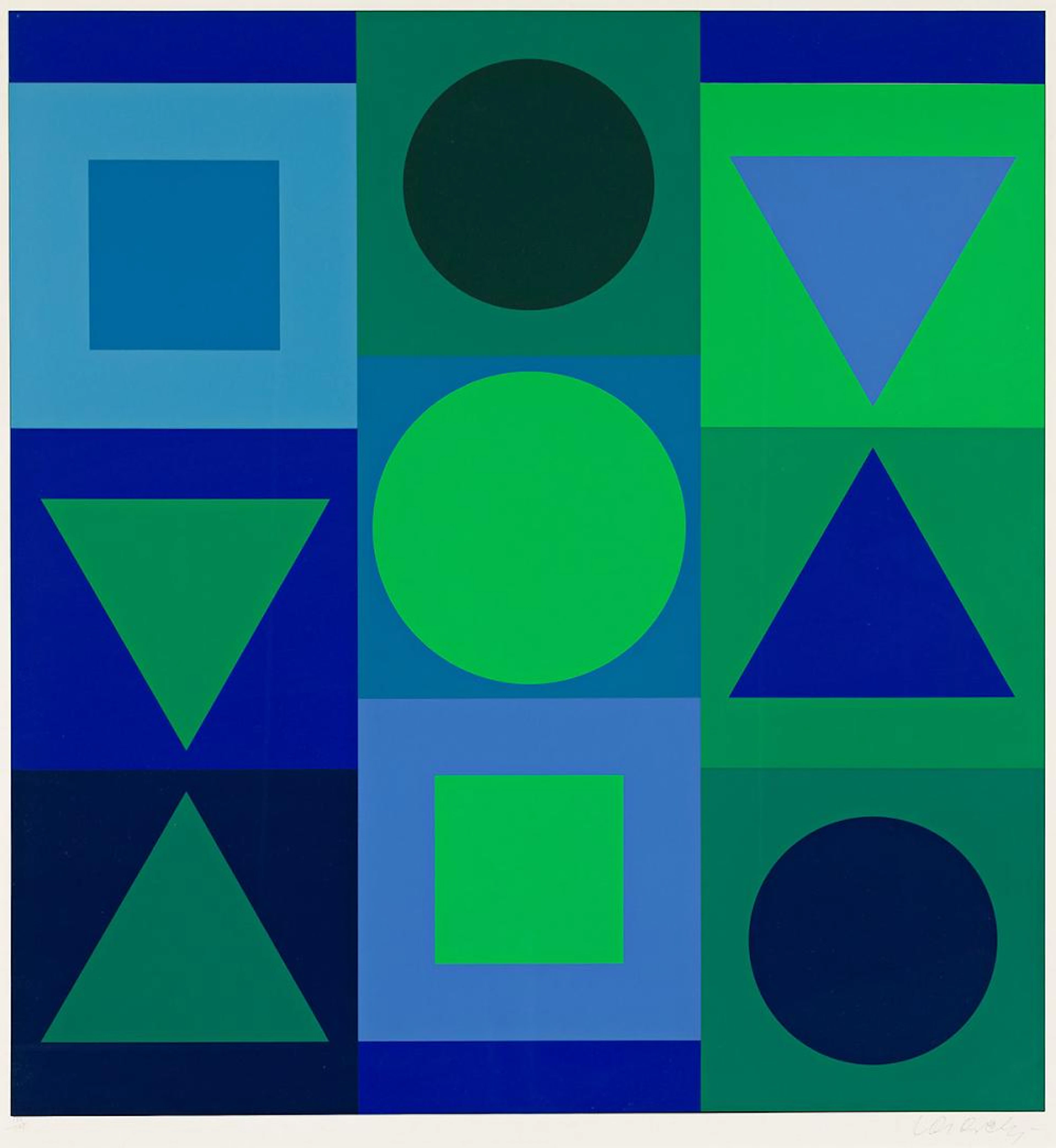VICTOR VASARELY Alphabet.