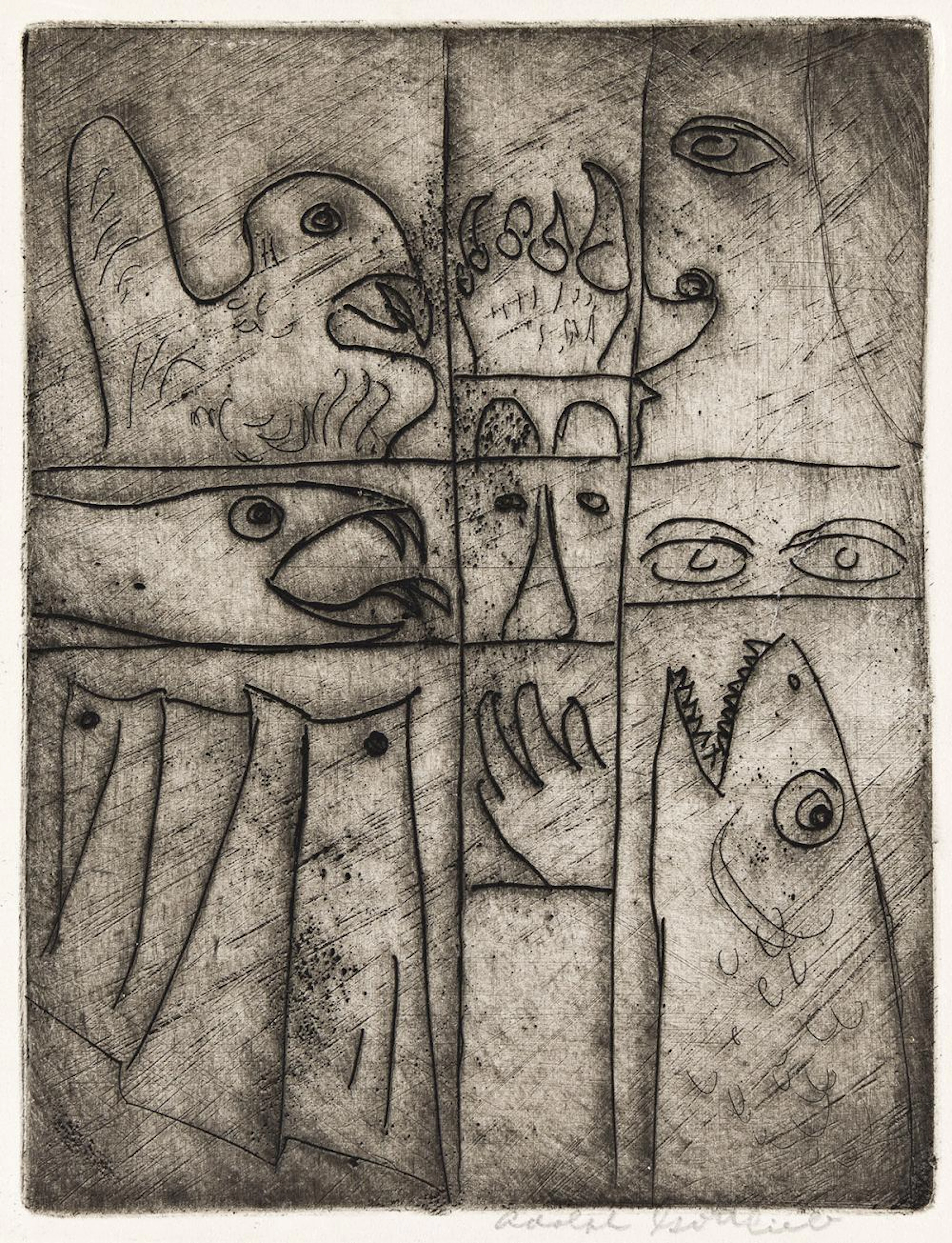 ADOLPH GOTTLIEB Chimera.