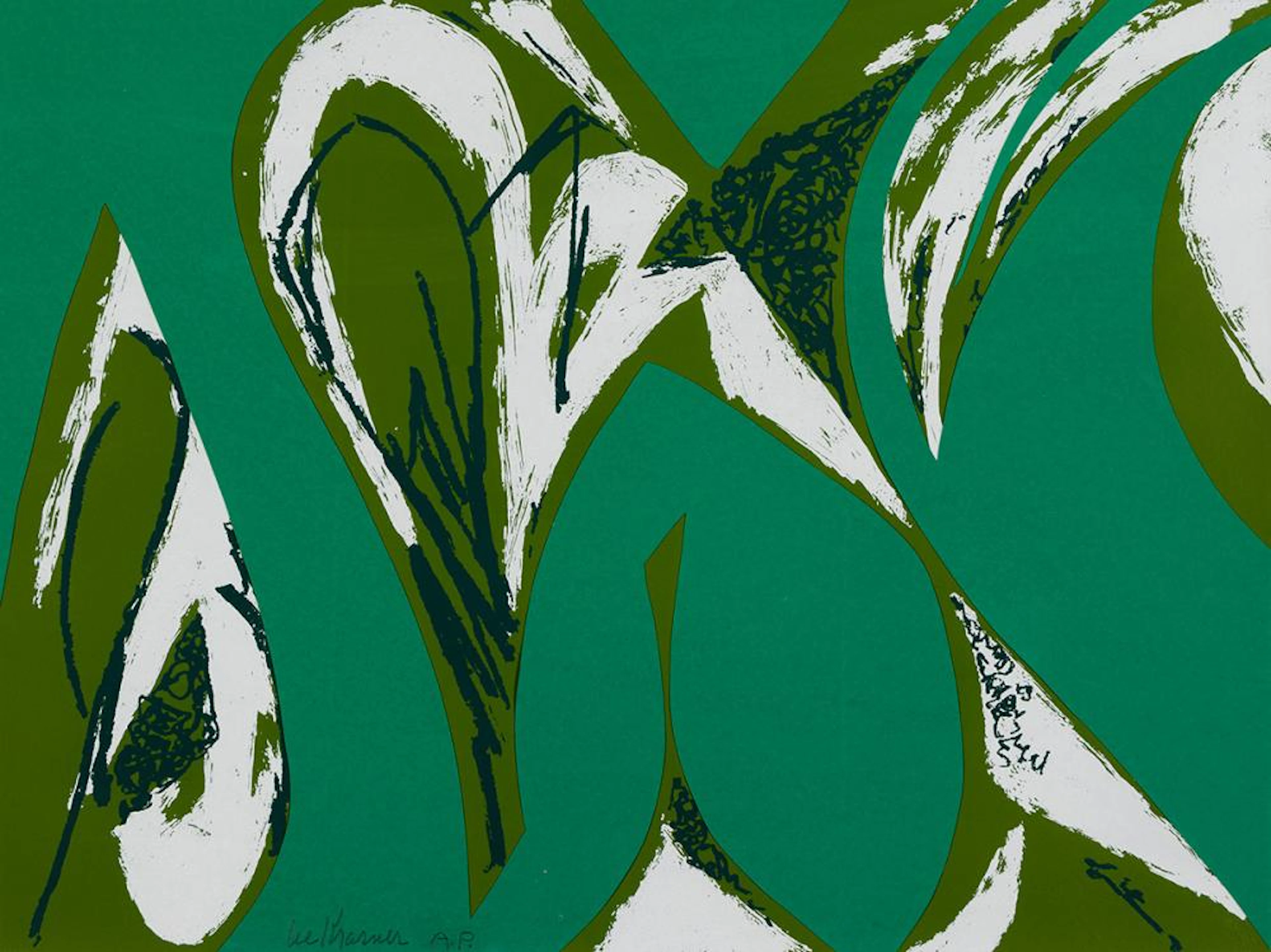 LEE KRASNER Free Space (Green).