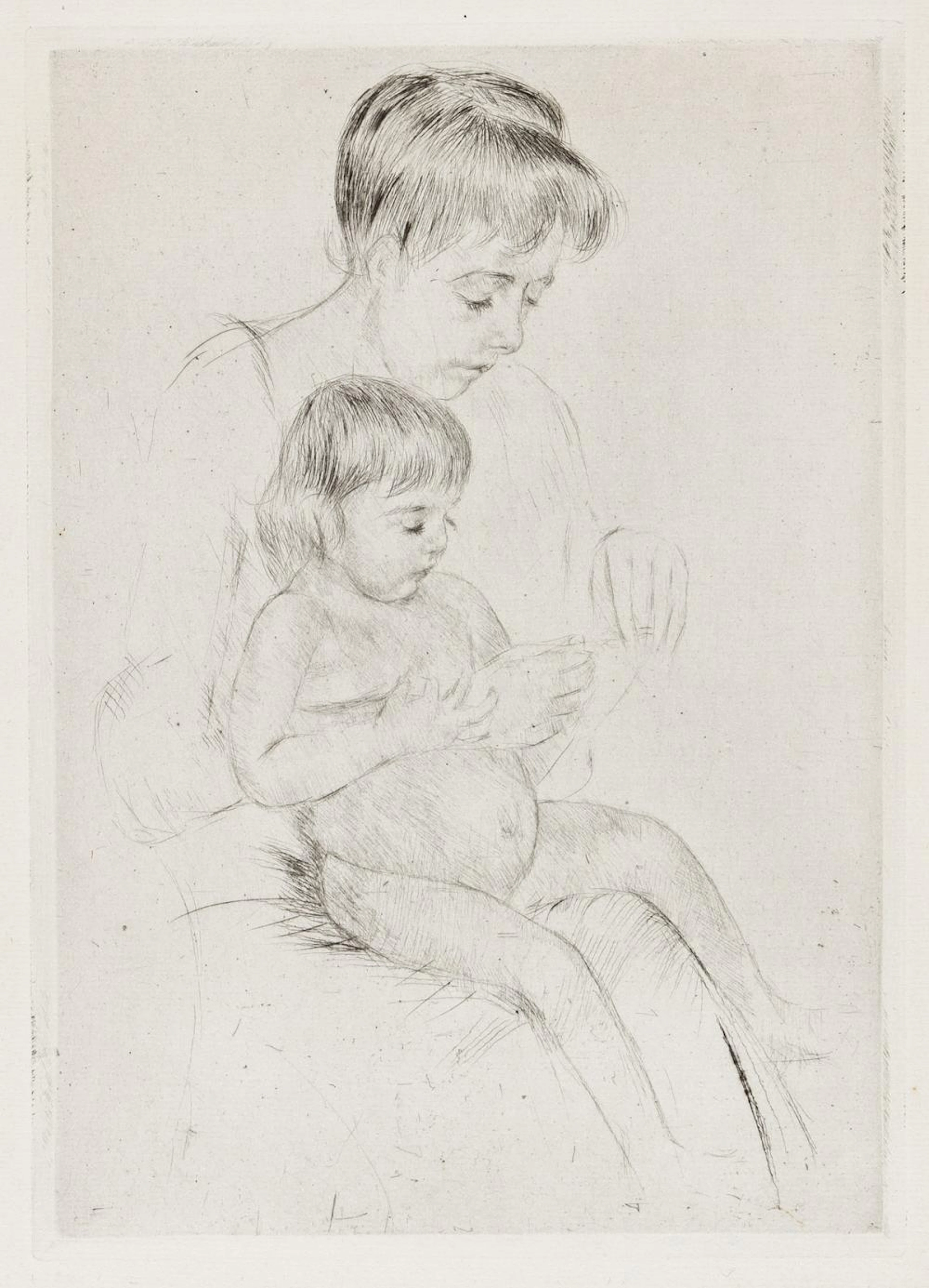 MARY CASSATT The Manicure.
