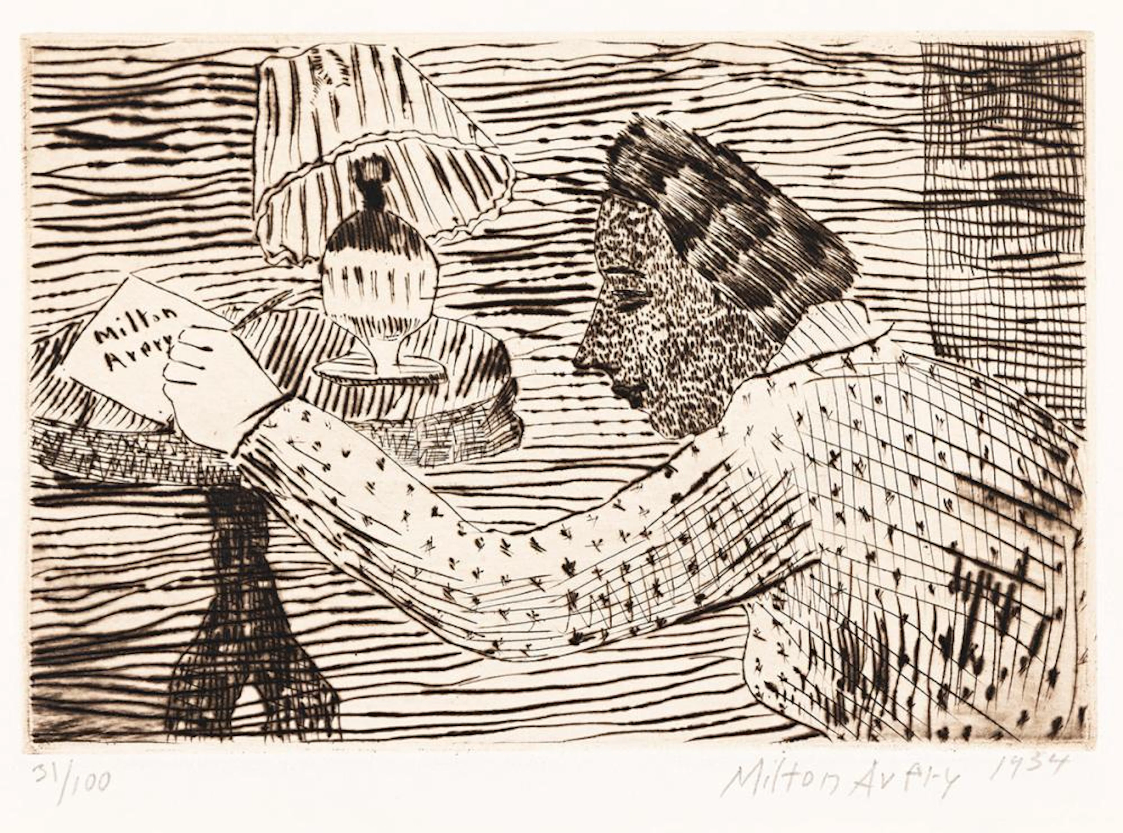MILTON AVERY My Wife Sally.