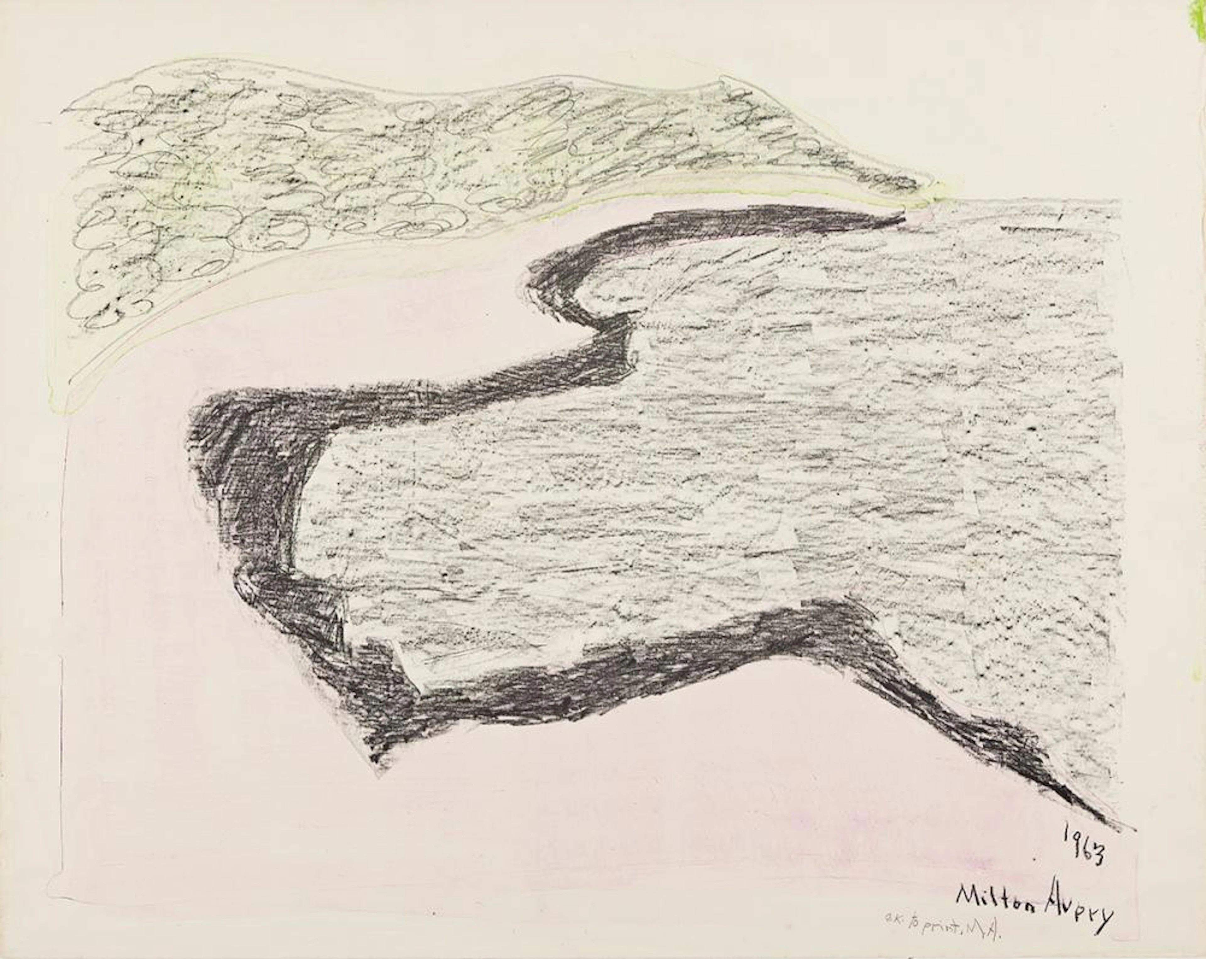 MILTON AVERY Gray Sea.