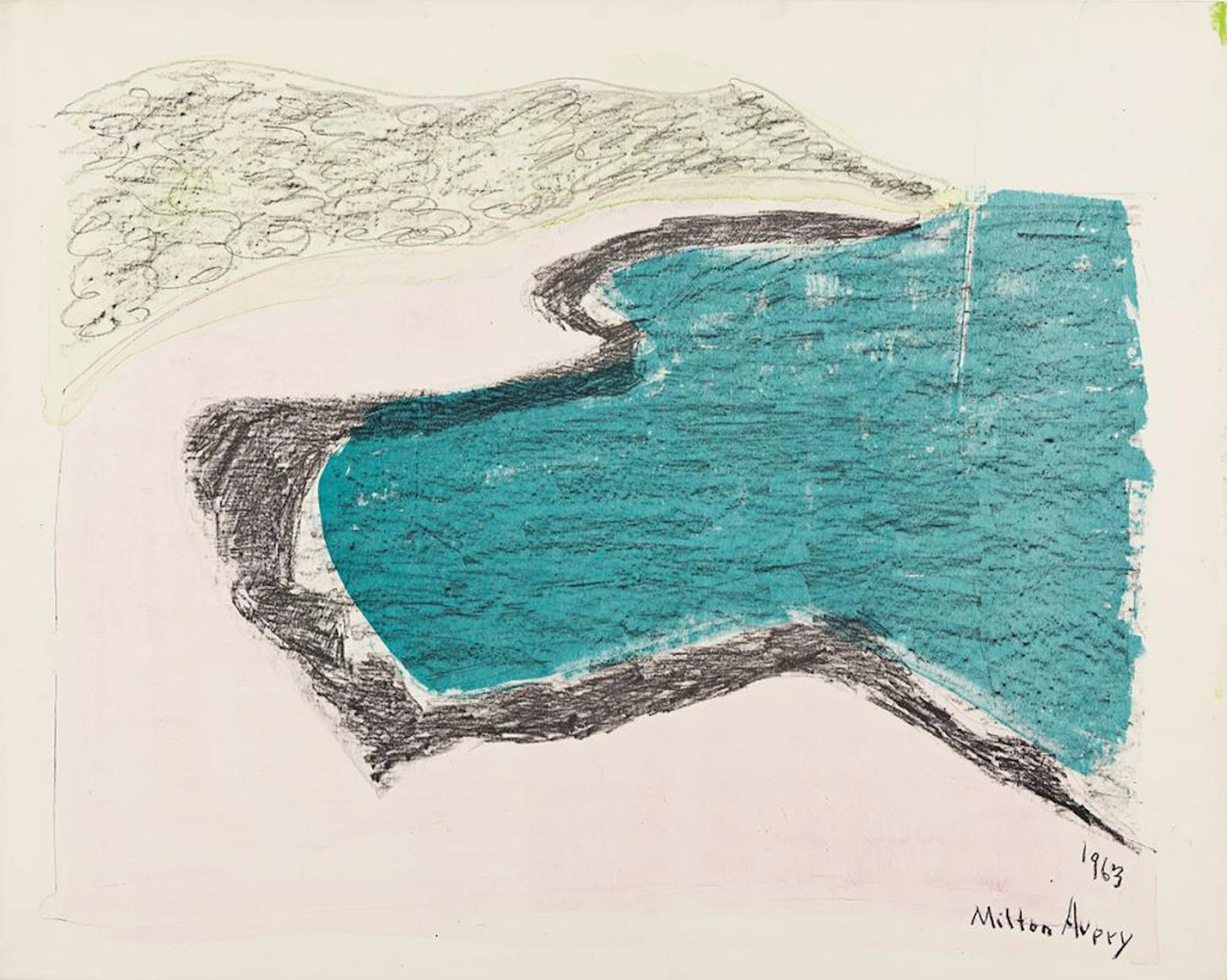 MILTON AVERY Gray Sea.
