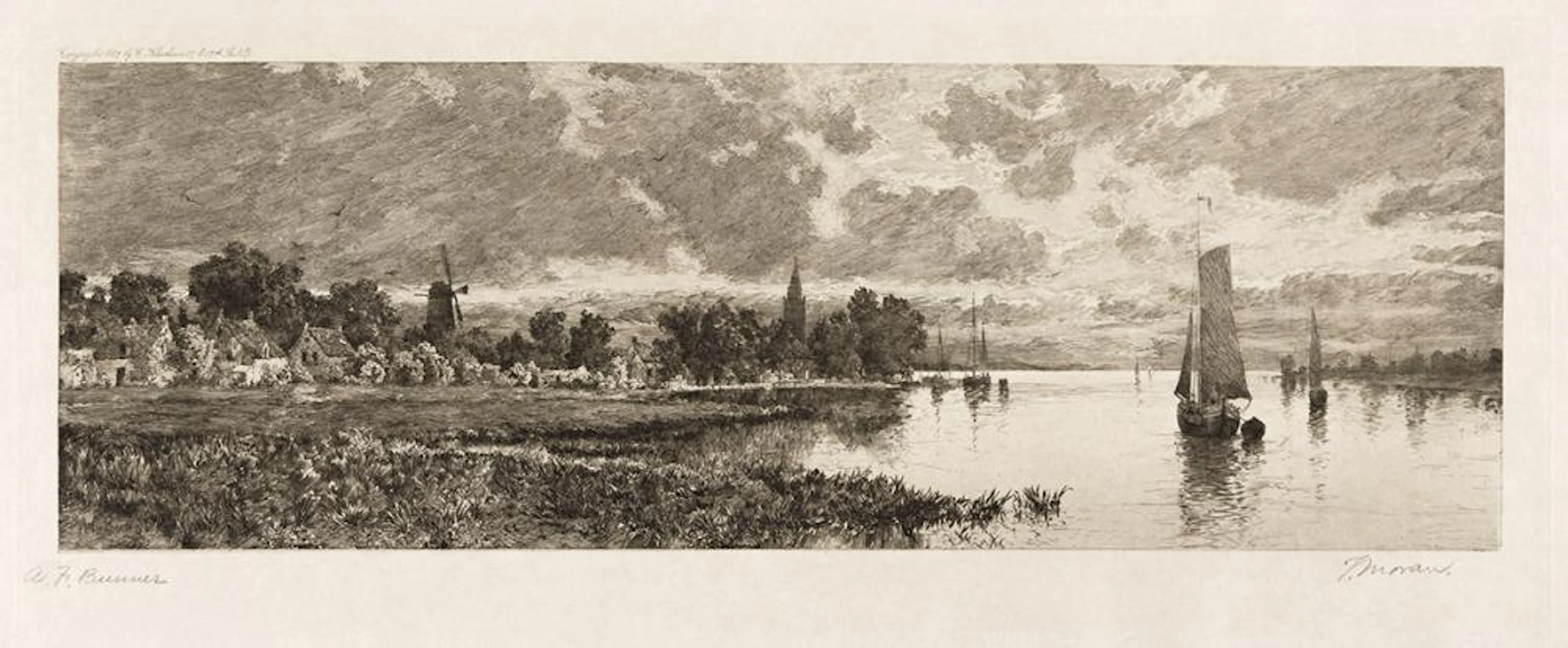 THOMAS MORAN (AFTER BUNNER) Dordrecht.