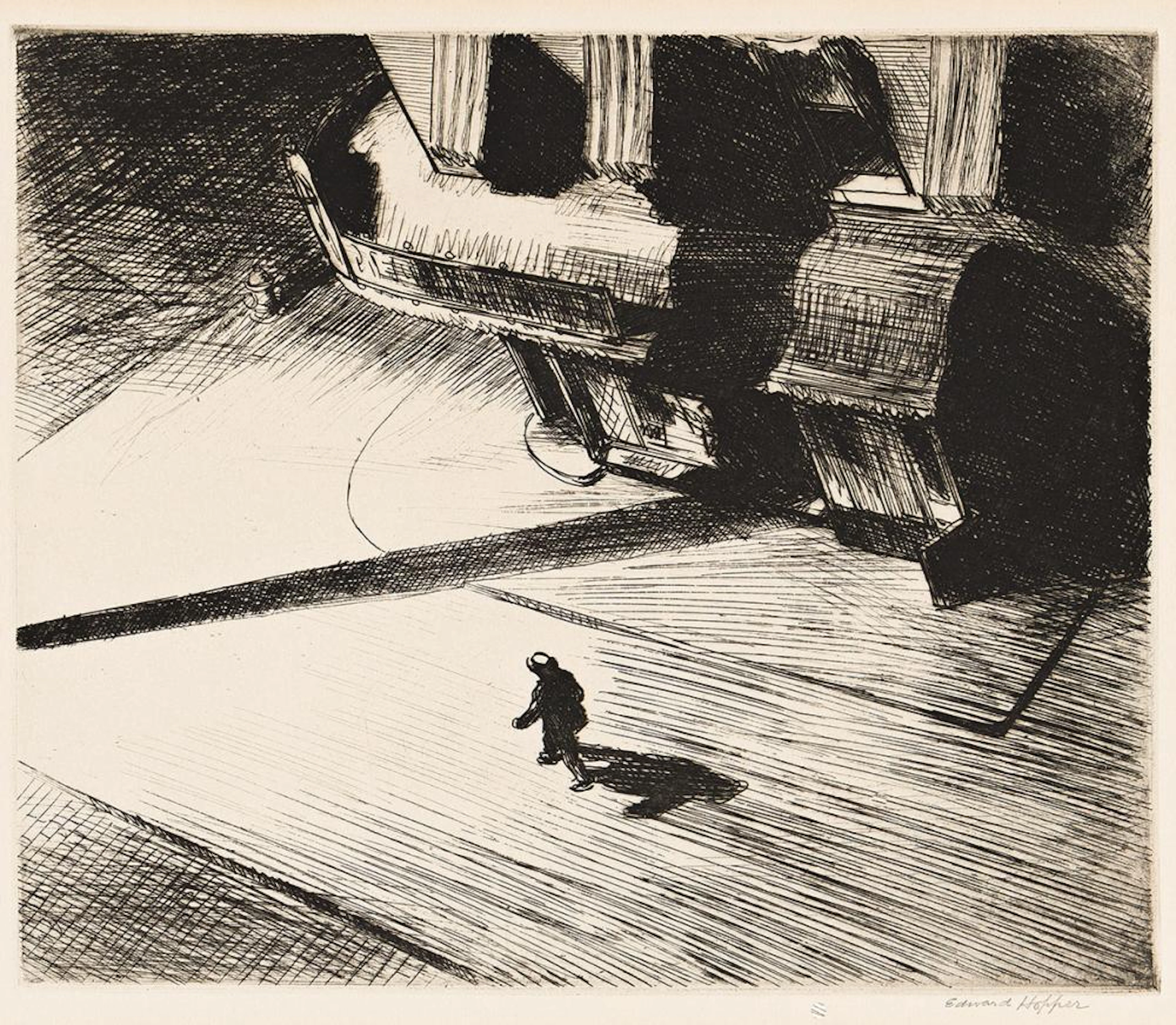 EDWARD HOPPER Night Shadows.