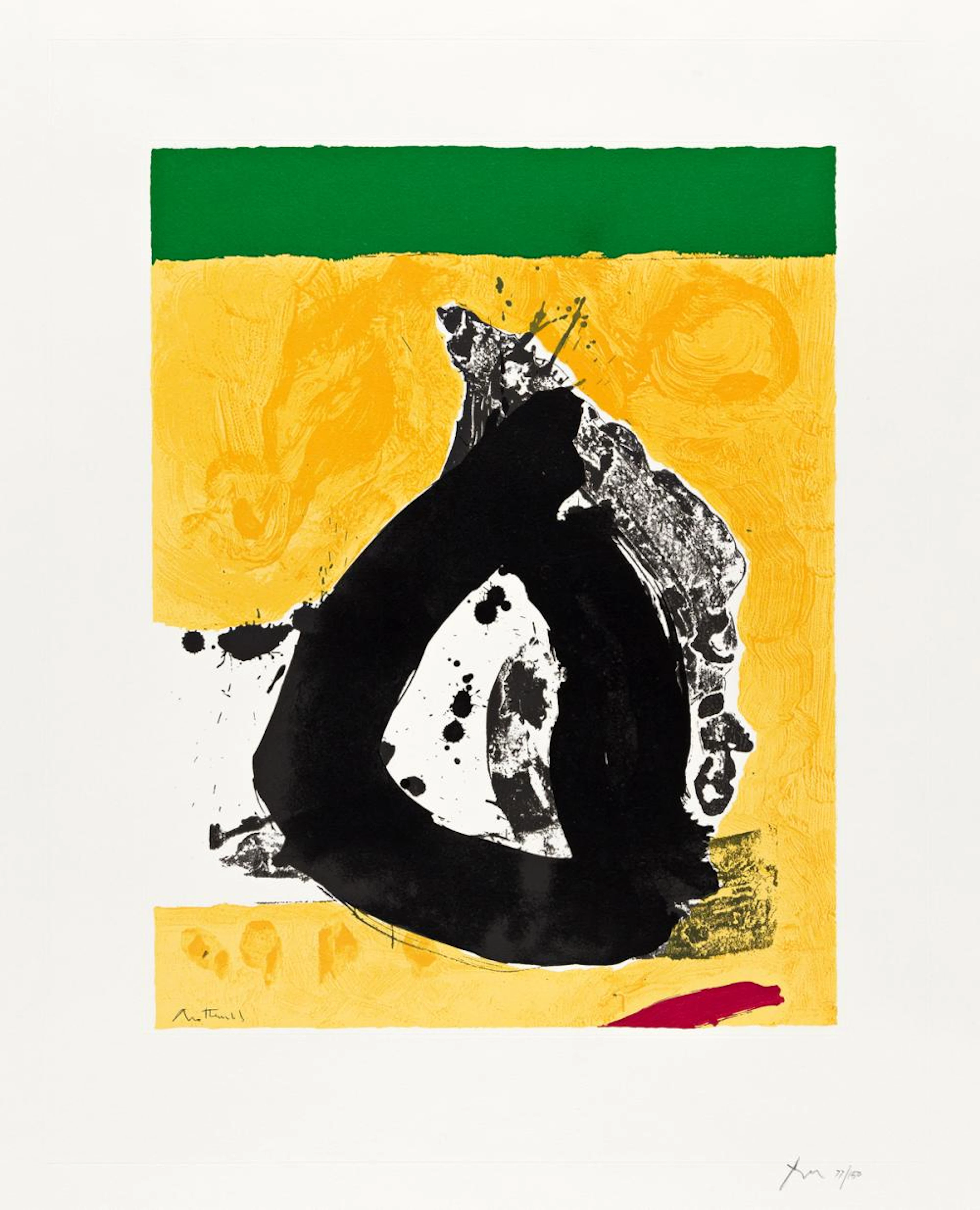 ROBERT MOTHERWELL The Basque Suite #5.