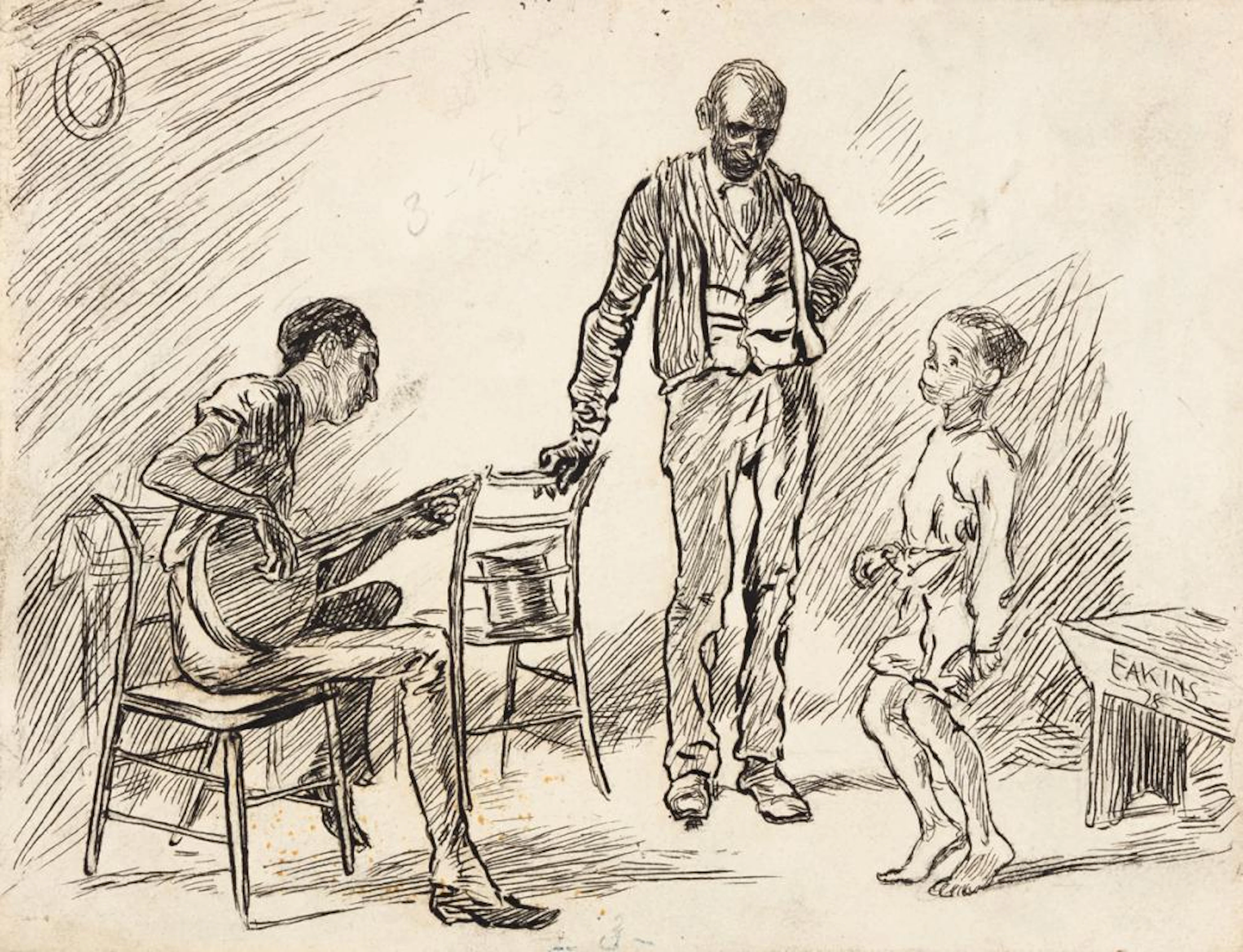 THOMAS EAKINS The Dancing Lesson.