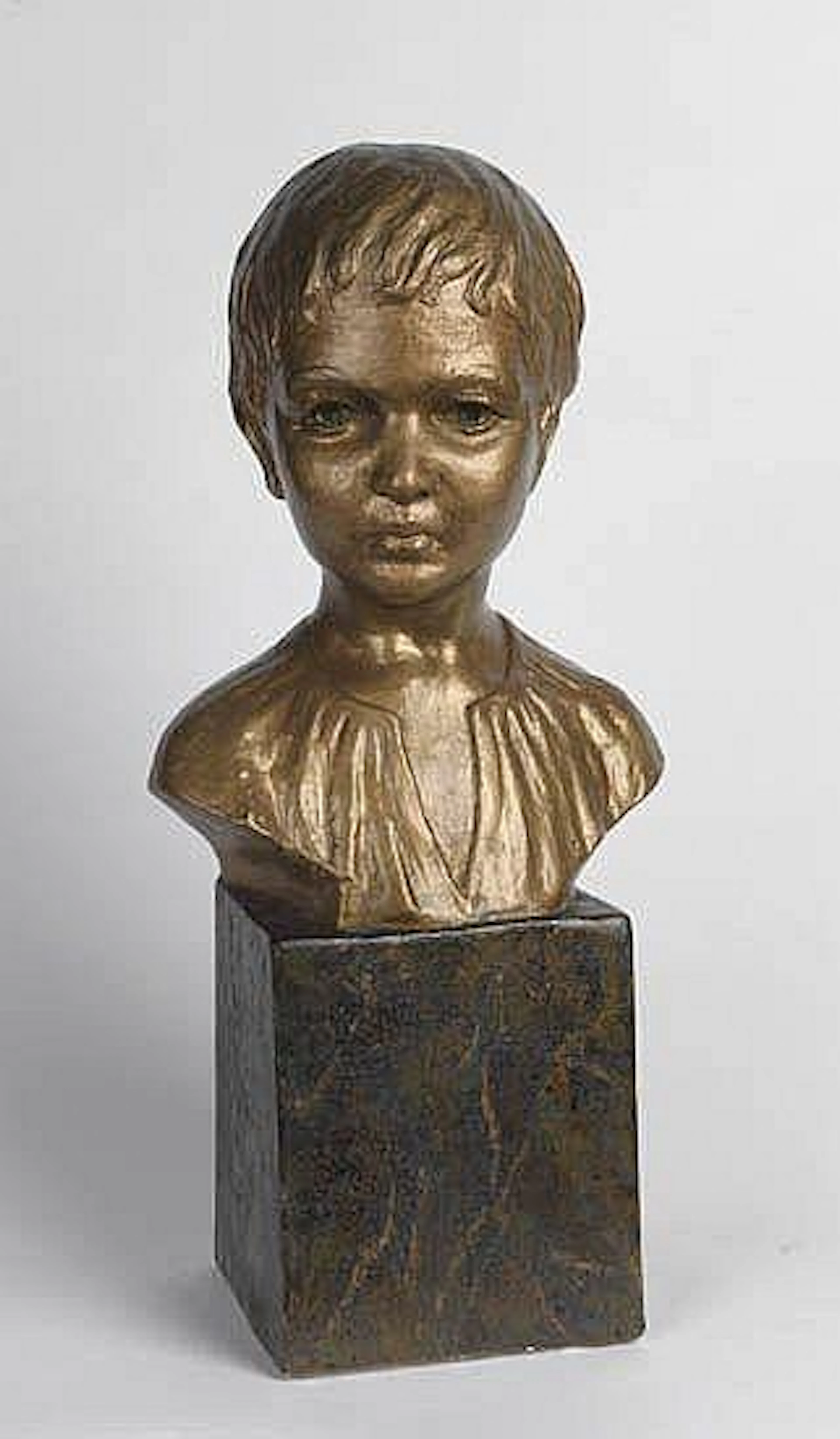 META VAUX WARRICK FULLER (1877 - 1968) Untitled (Portrait of a Young Boy).