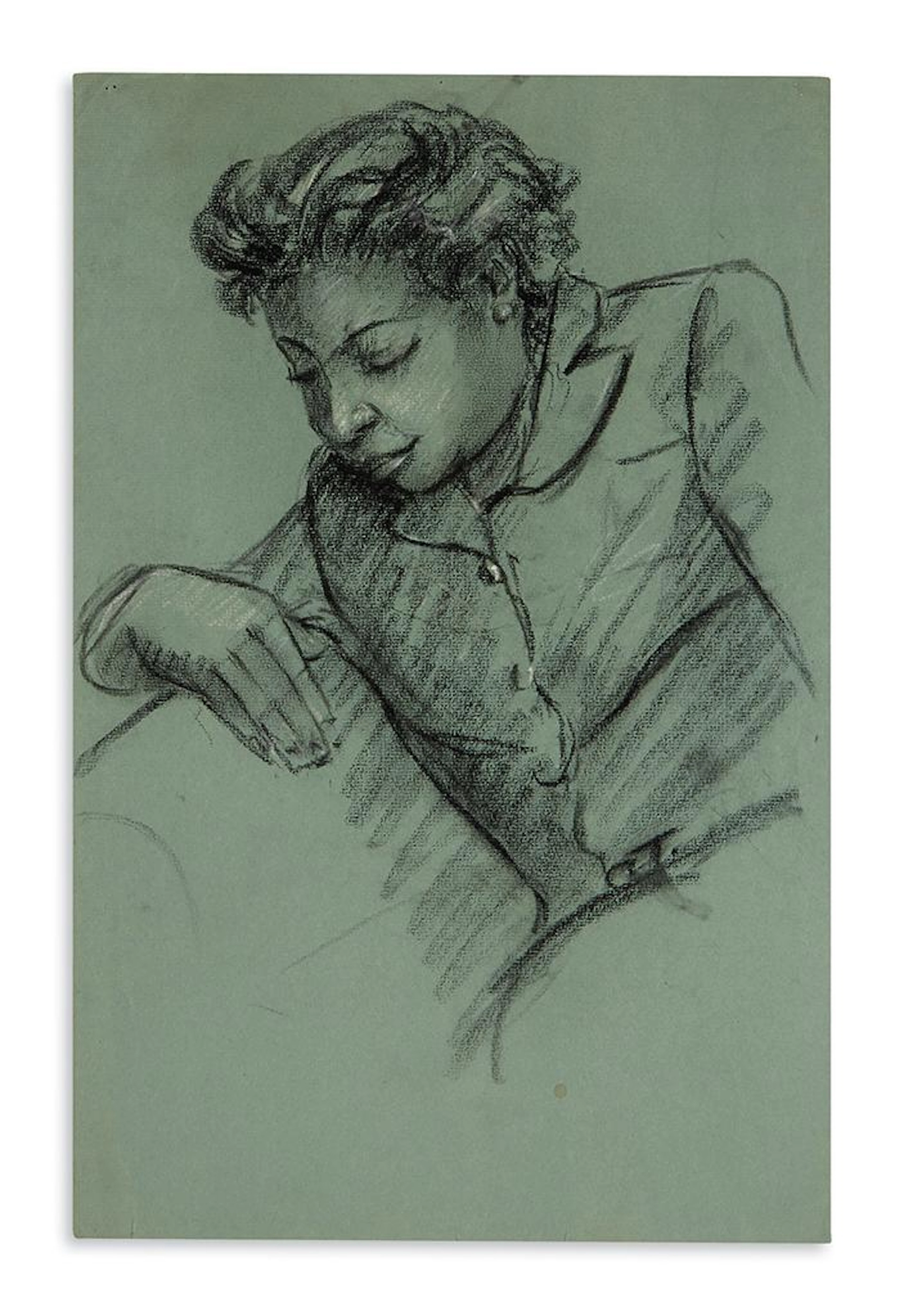 (ART.) Tabary, Céline Marie. Portrait of the artist Loïs Mailou Jones.