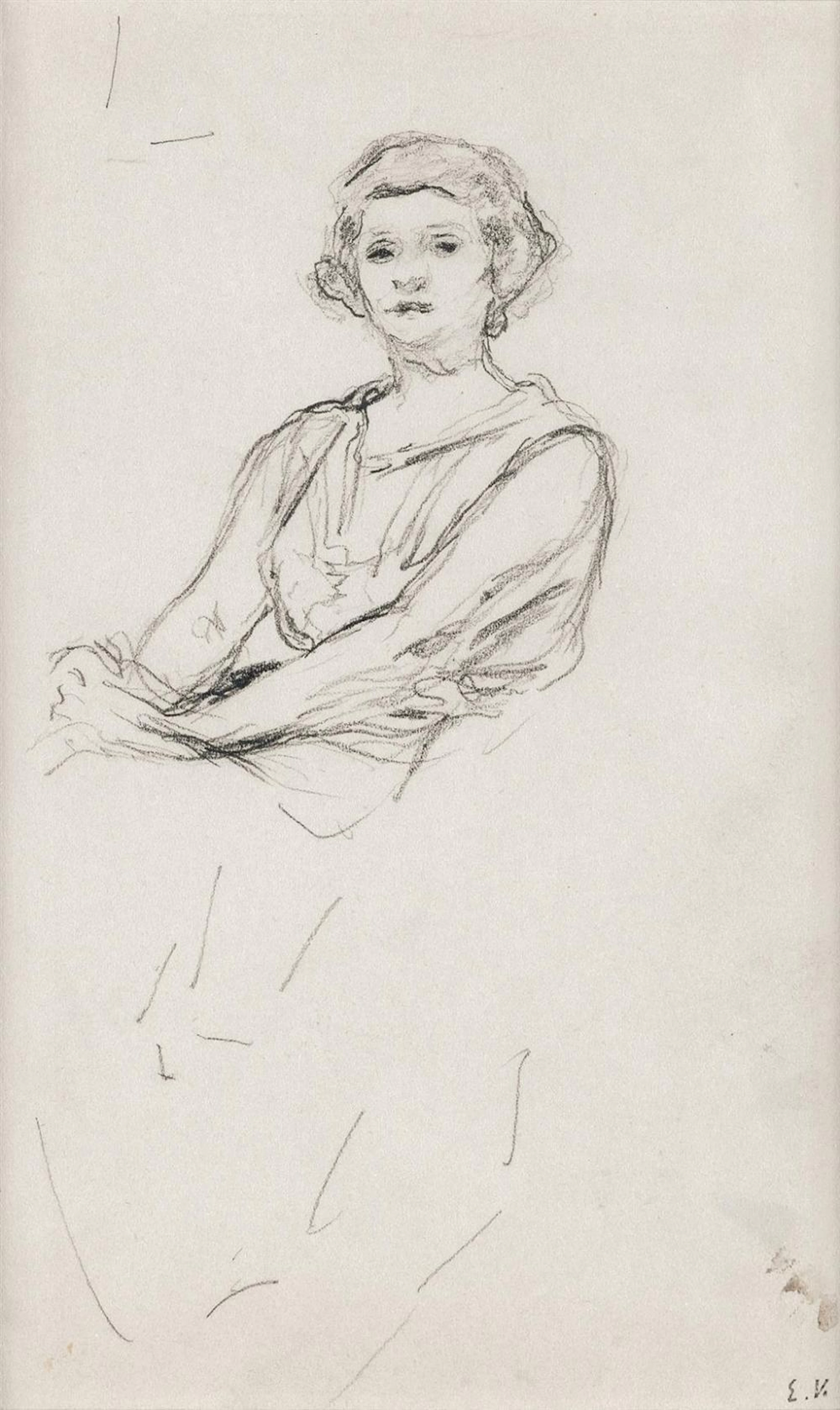 ÉDOUARD VUILLARD Portrait of Madame Besnard.