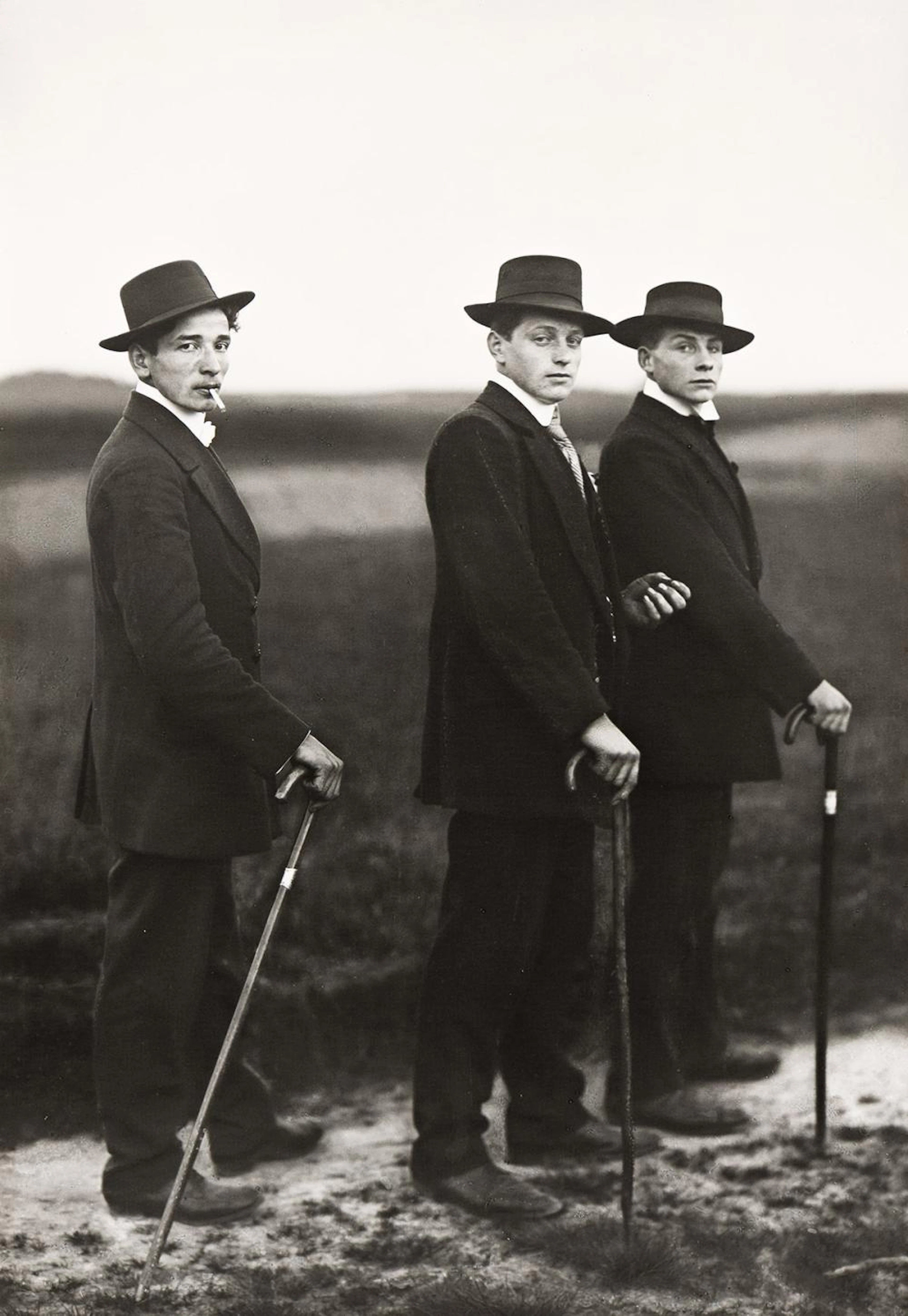 AUGUST SANDER (1876-1964)/GERD SANDER (1940-2021) Jungbauern (Young Farmers)