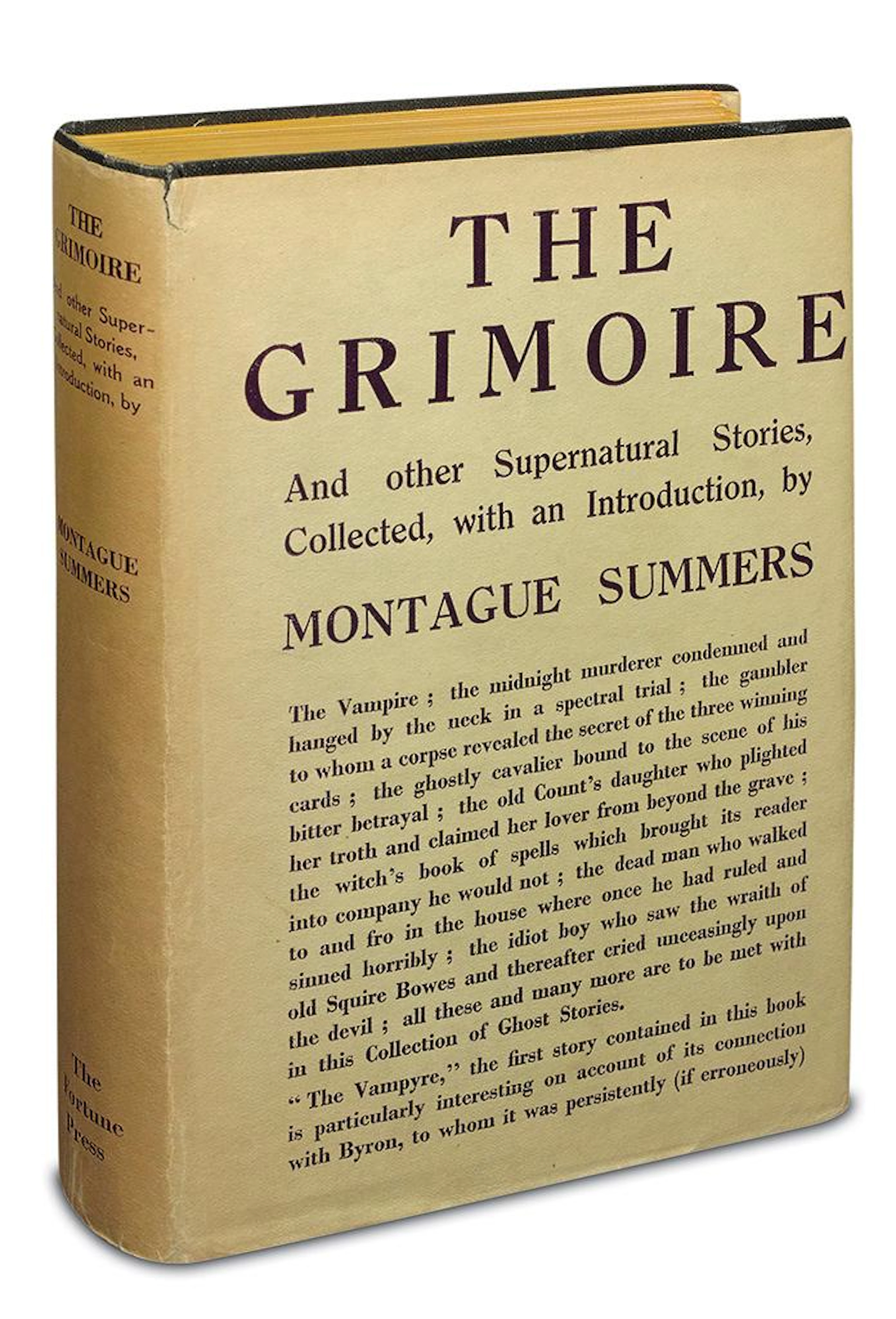 SUMMERS, MONTAGUE. The Grimoire and Other Supernatural Stories.