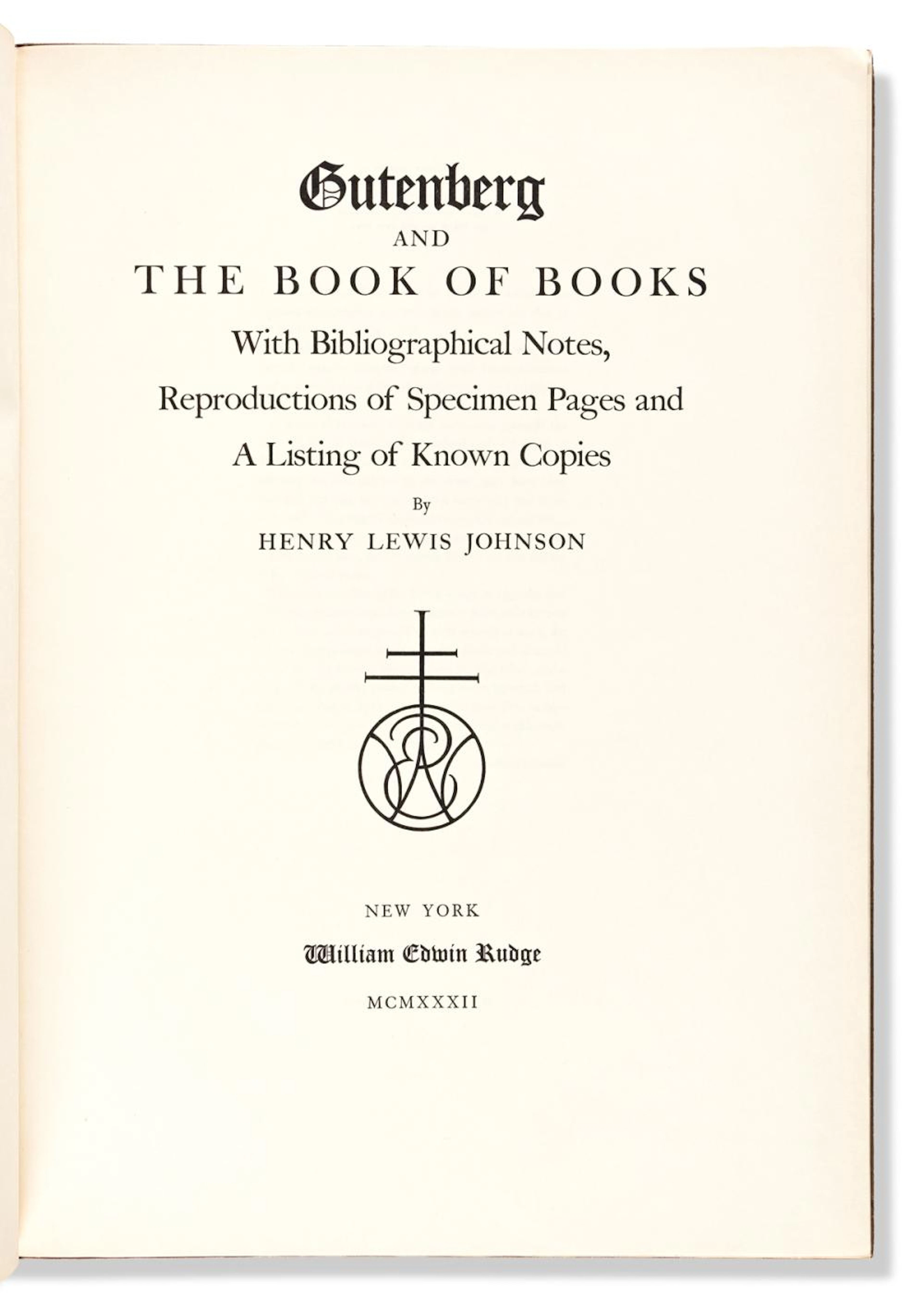 Gutenberg Bible Facsimile Leaves and Publications, Three Titles