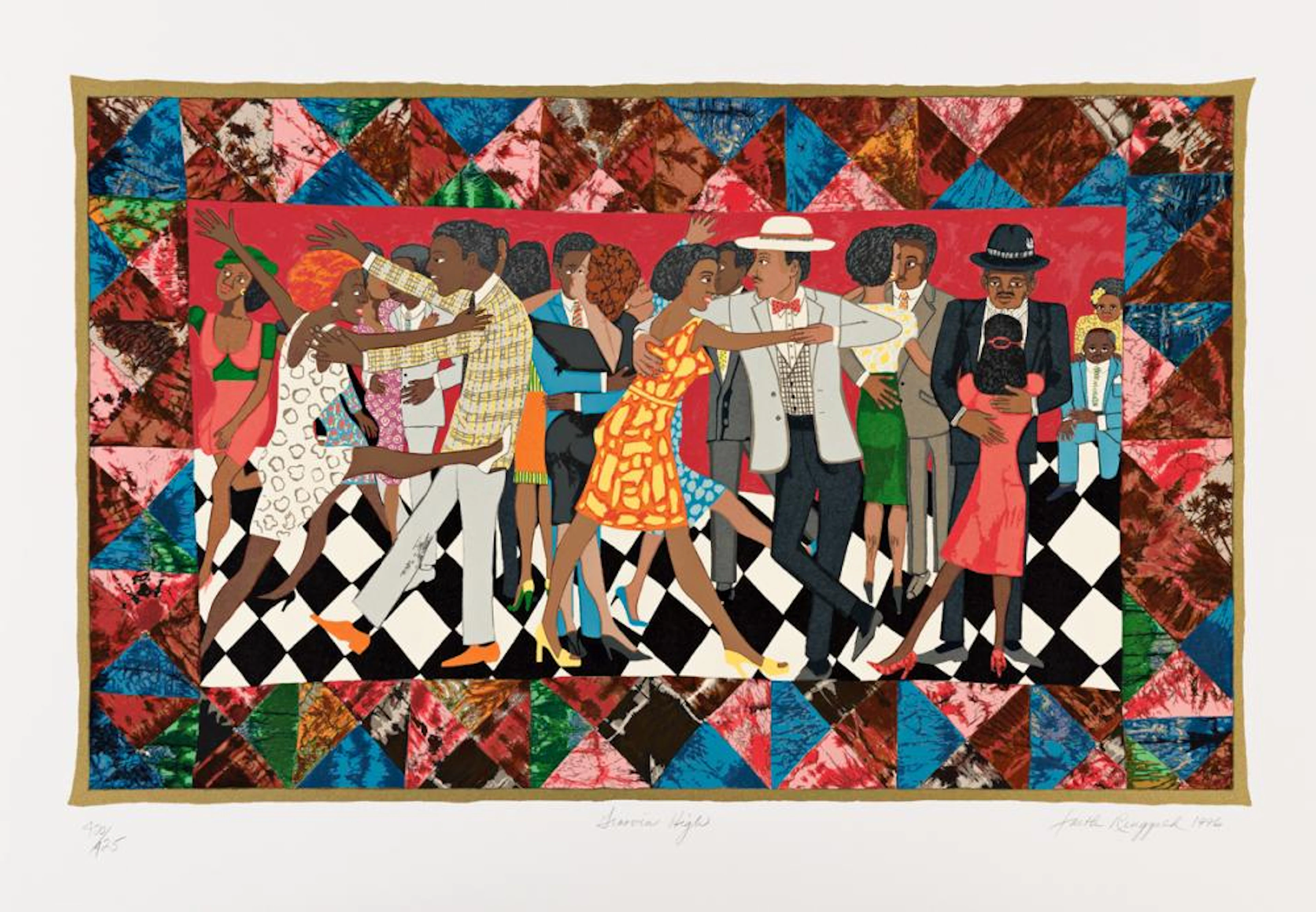 FAITH RINGGOLD (1930 - ) Groovin' High.