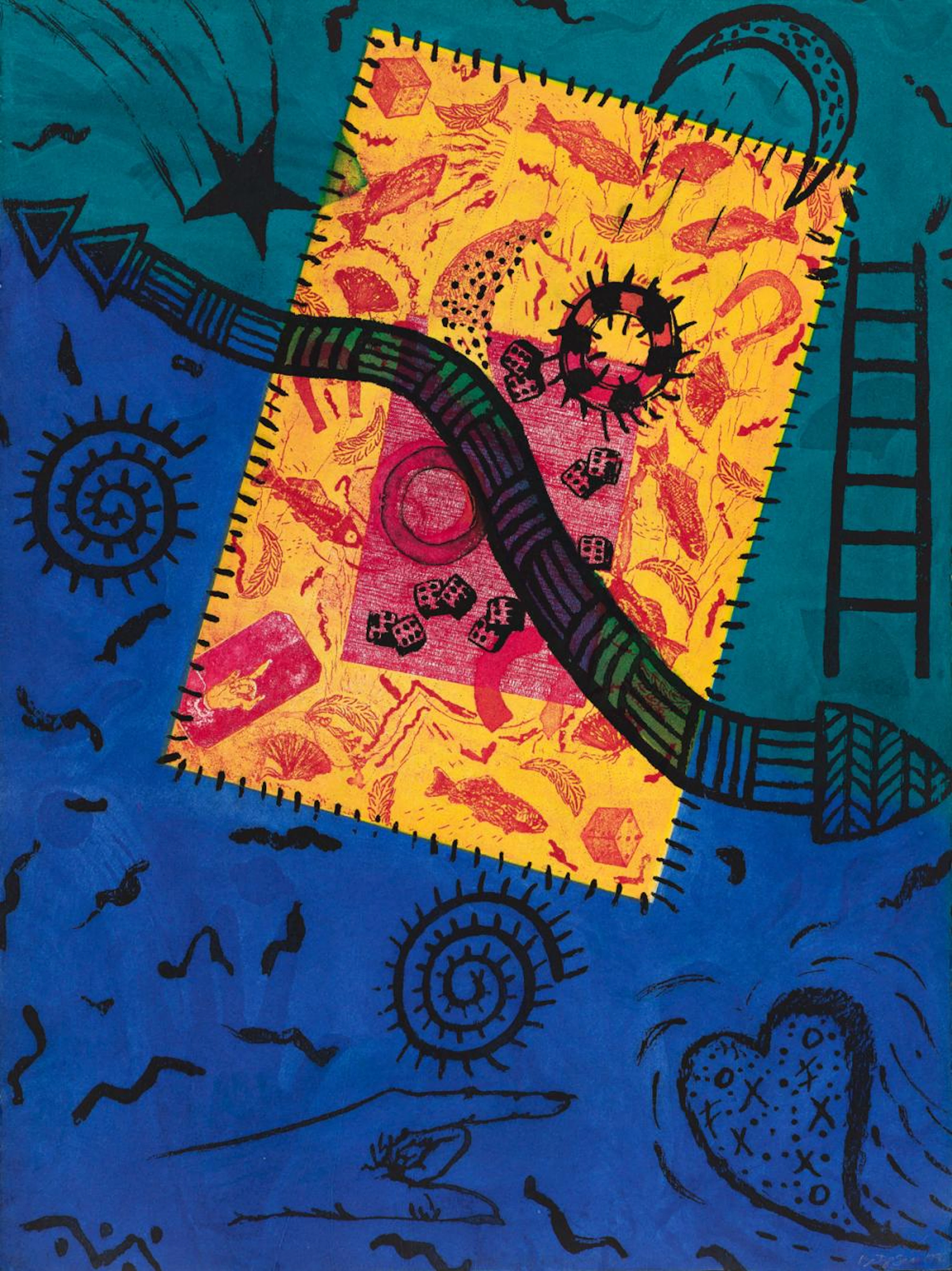 BETYE SAAR (1926 - ) Return to Dreamtime.