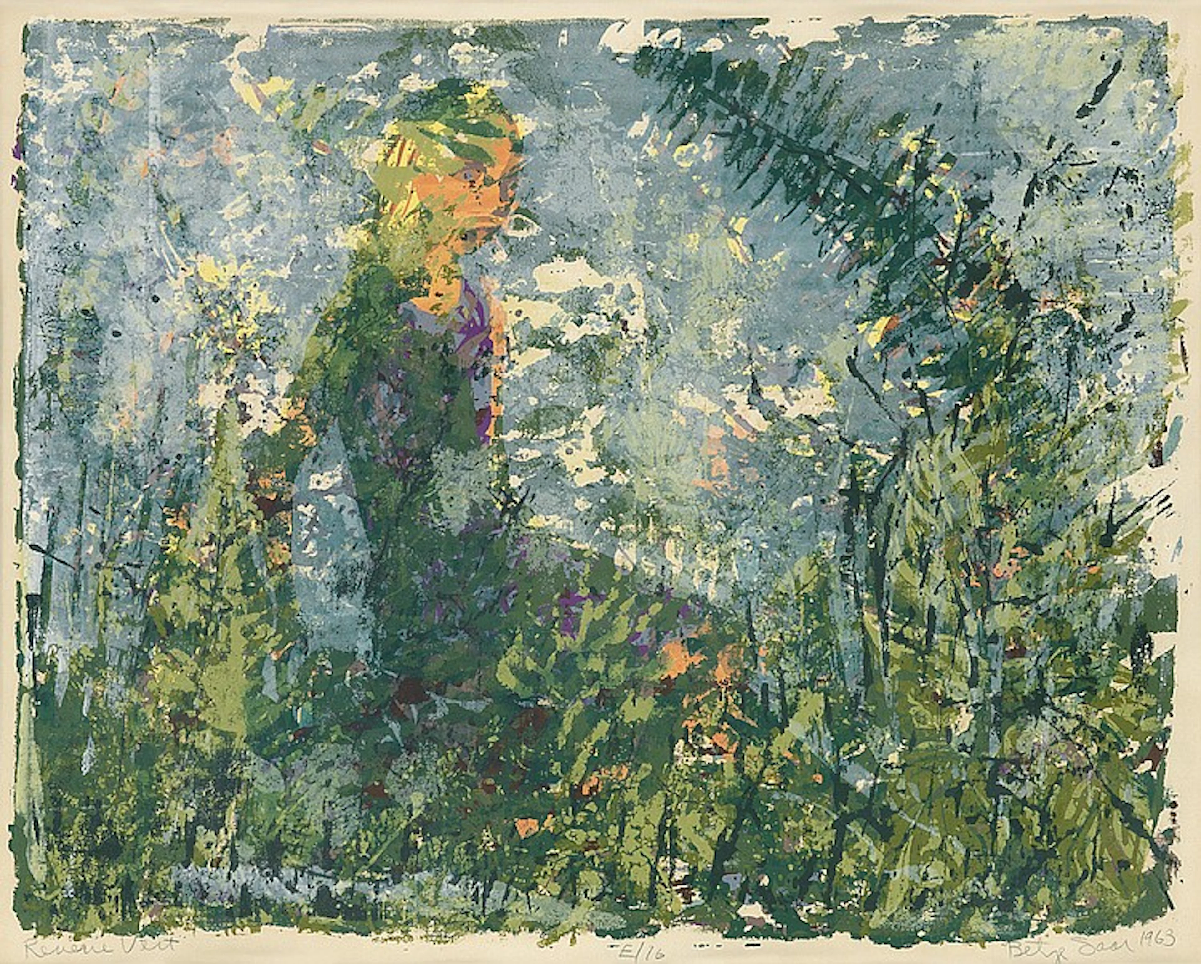 BETYE SAAR (1926 - ) Reverie Vert.