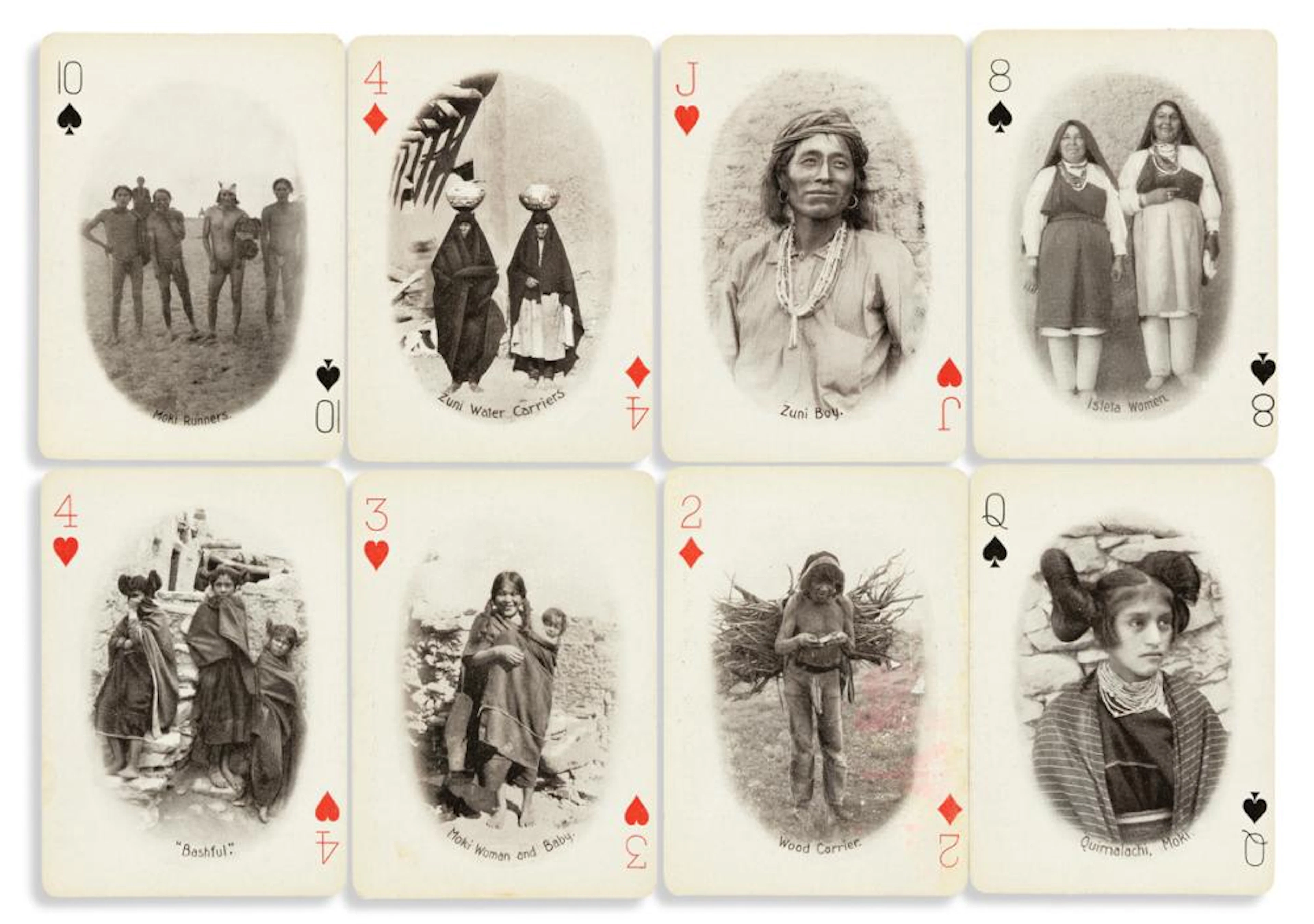 (ADAM CLARK VROMAN) The American Indian Souvenir Playing Cards.