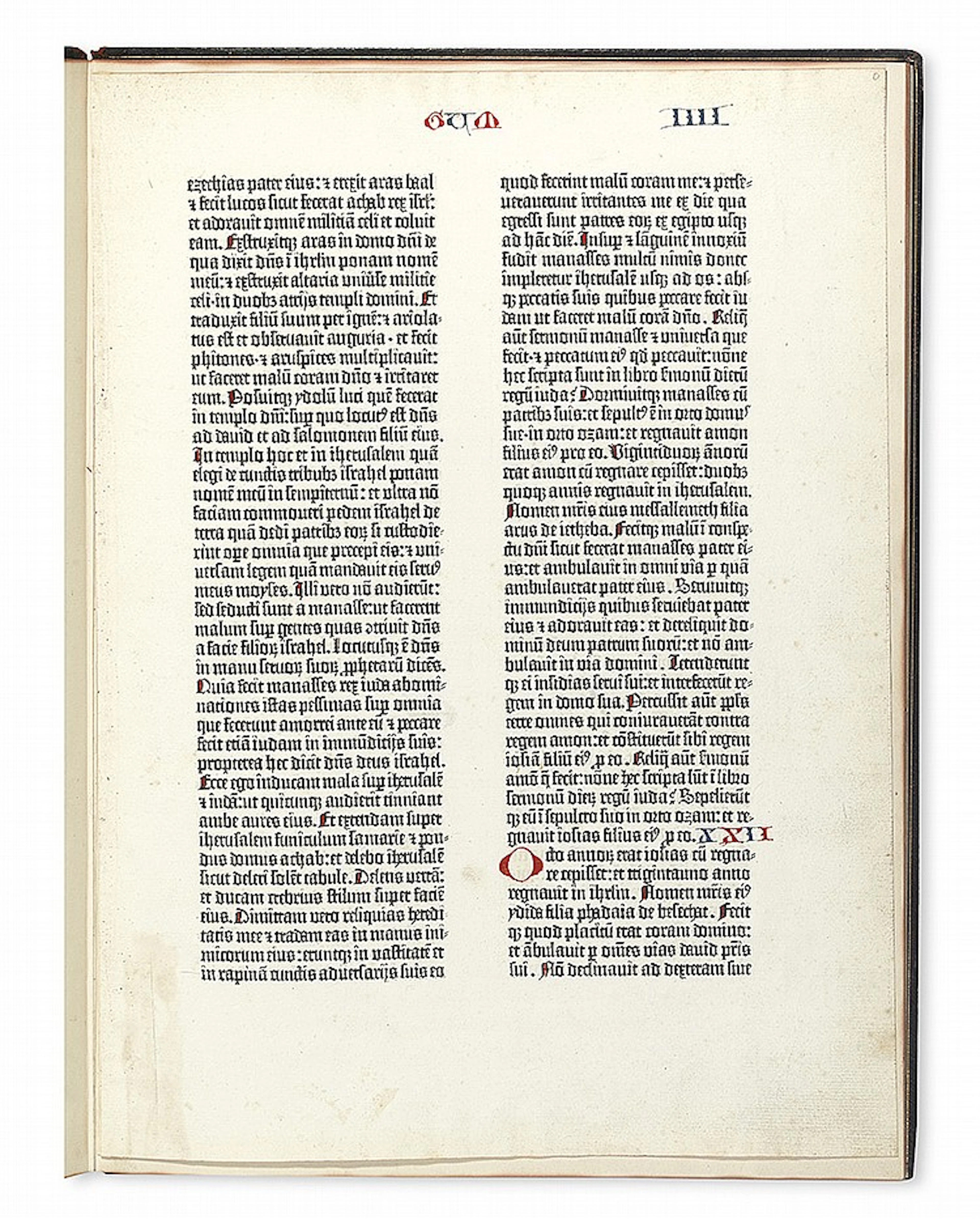 INCUNABULA BIBLE IN LATIN
