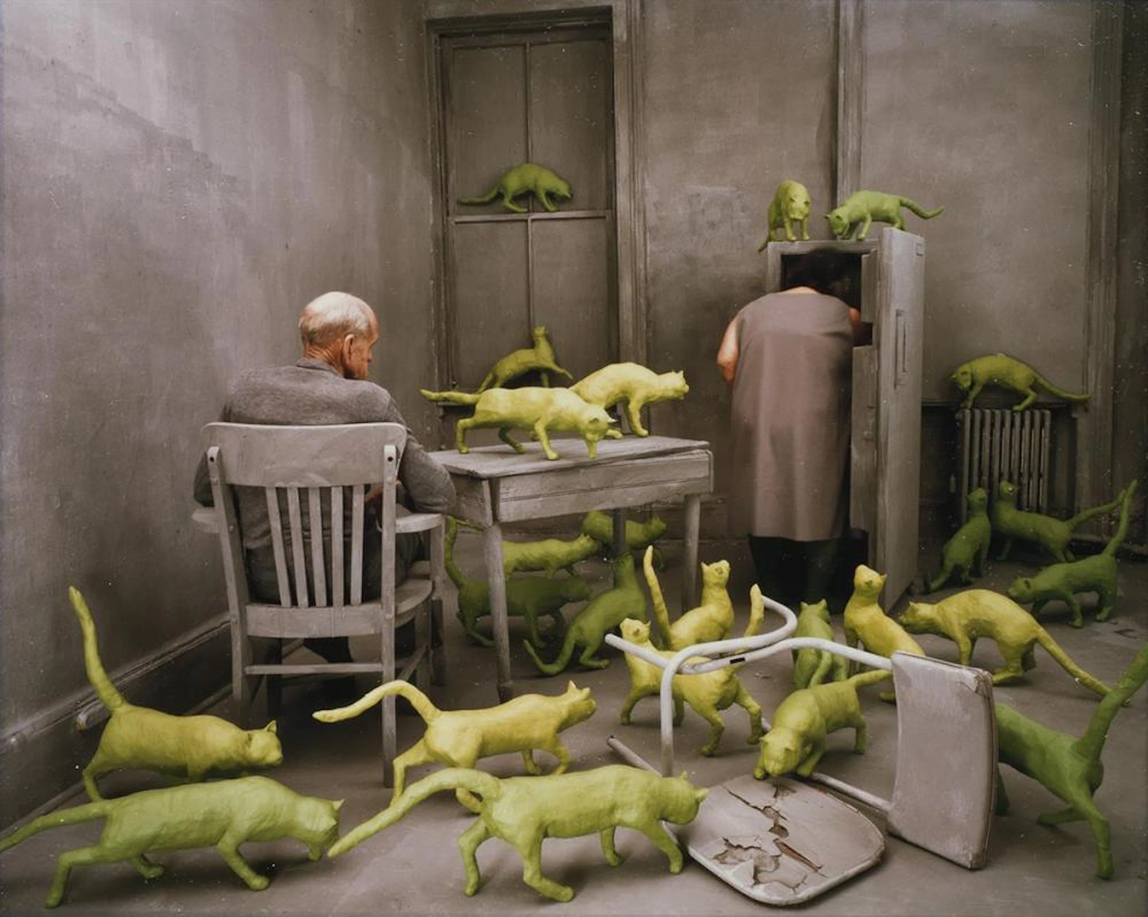 SANDY SKOGLUND (1946- ) Radioactive Cats.