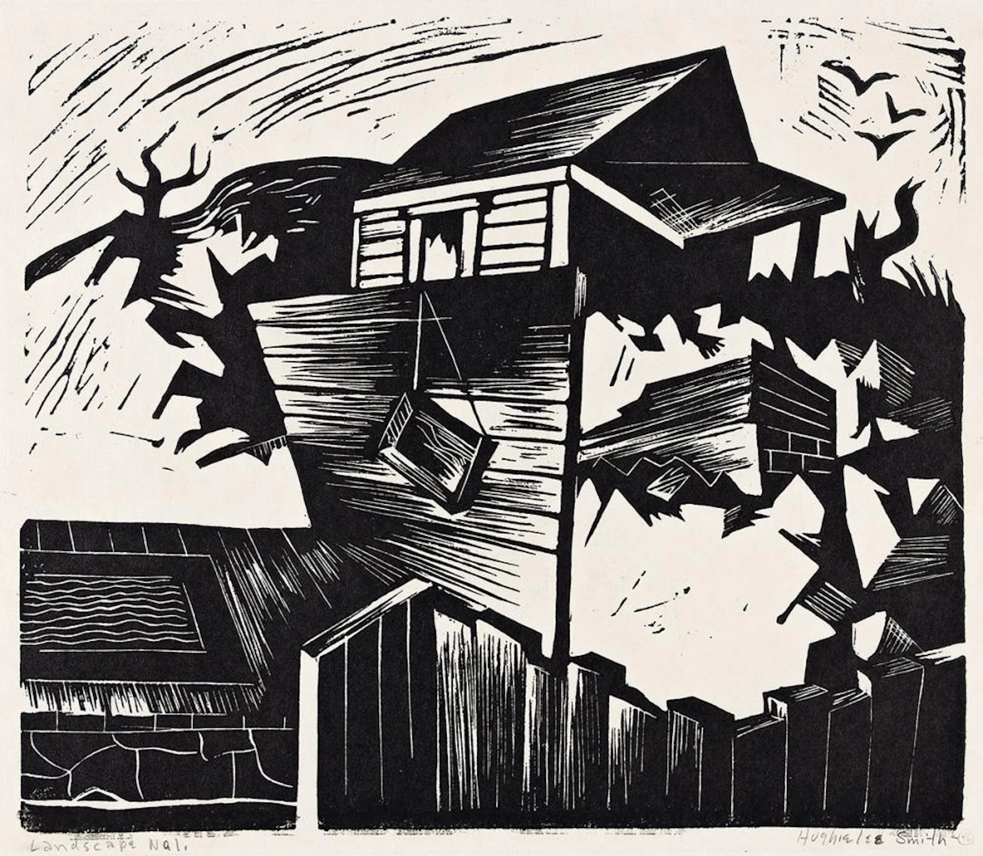HUGHIE LEE-SMITH (1915 - 1999) Landscape No. 1.