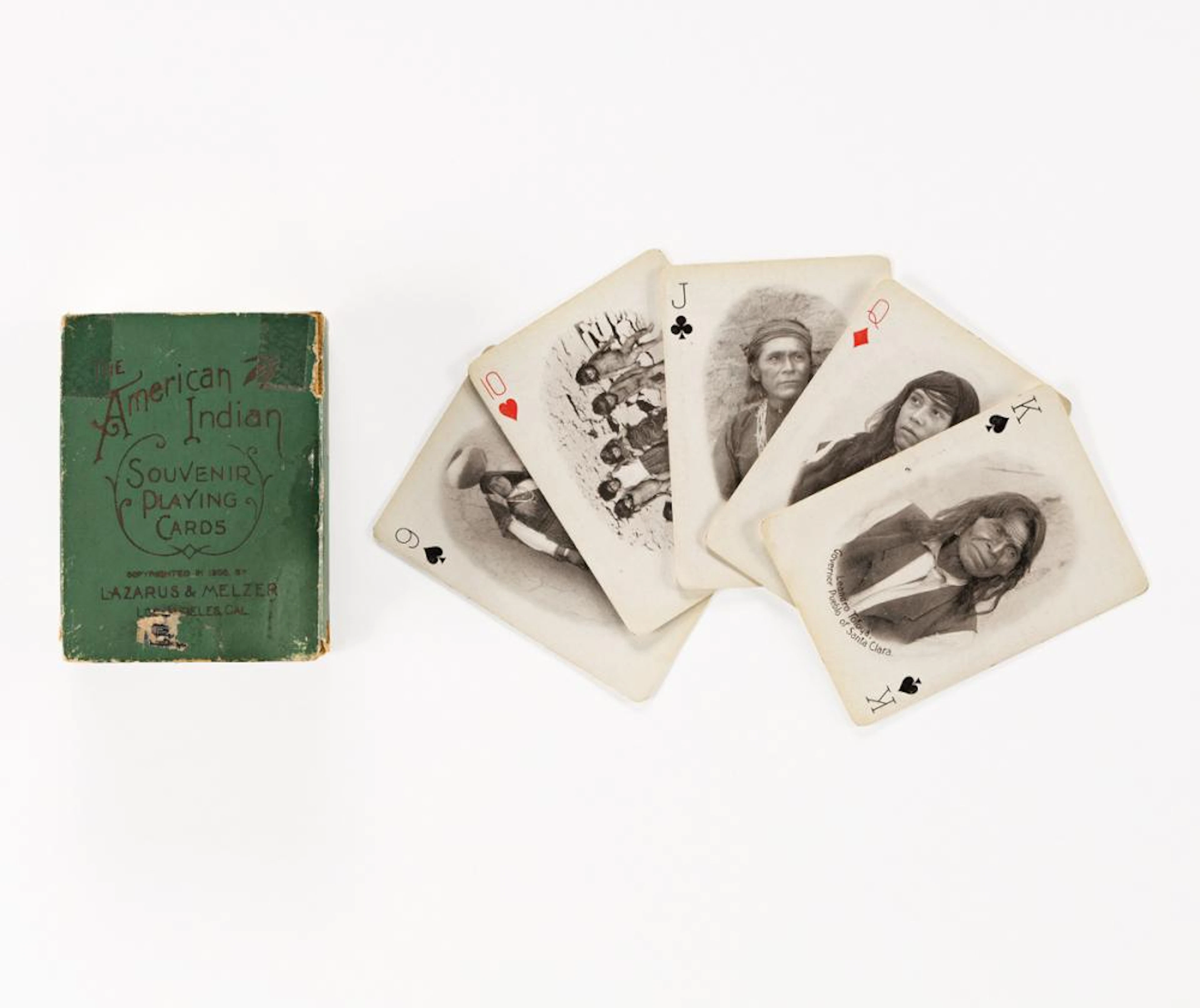 (ADAM CLARK VROMAN) (1856-1916) The American Indian Souvenir Playing Cards.