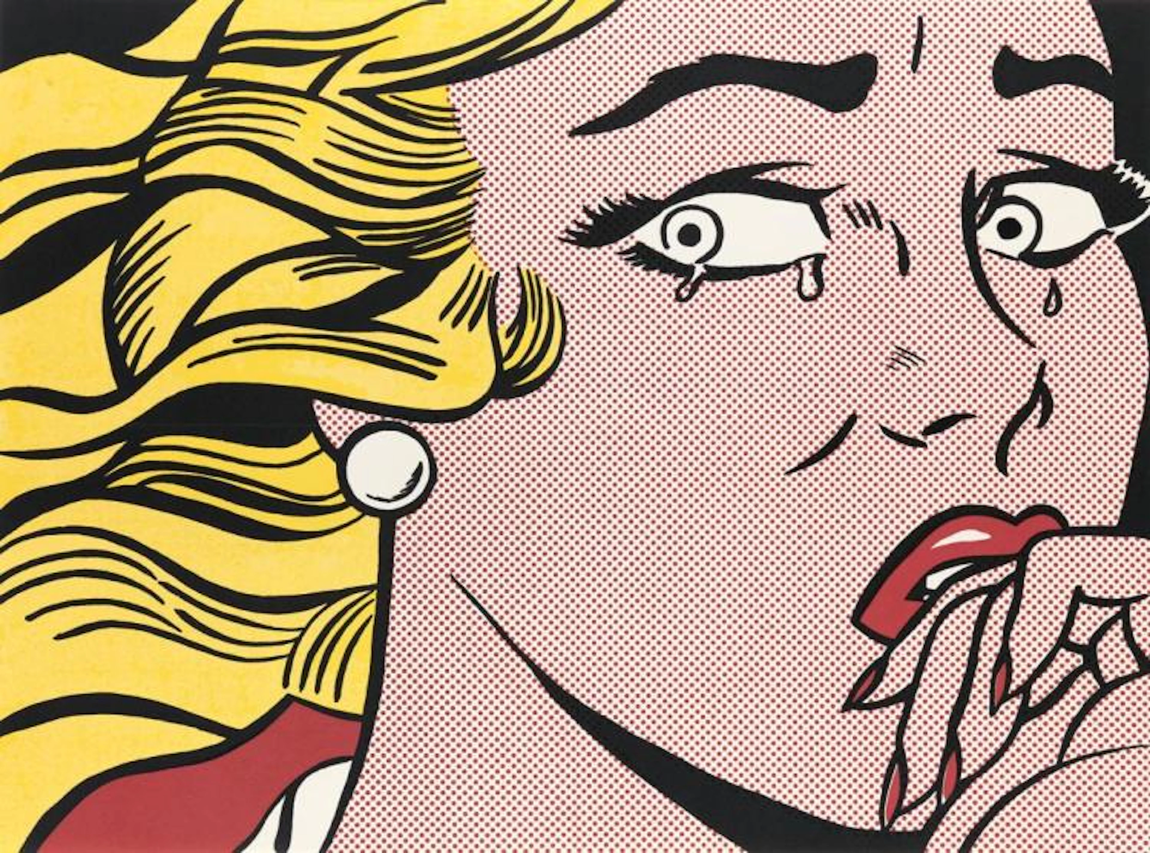 ROY LICHTENSTEIN Crying Girl.