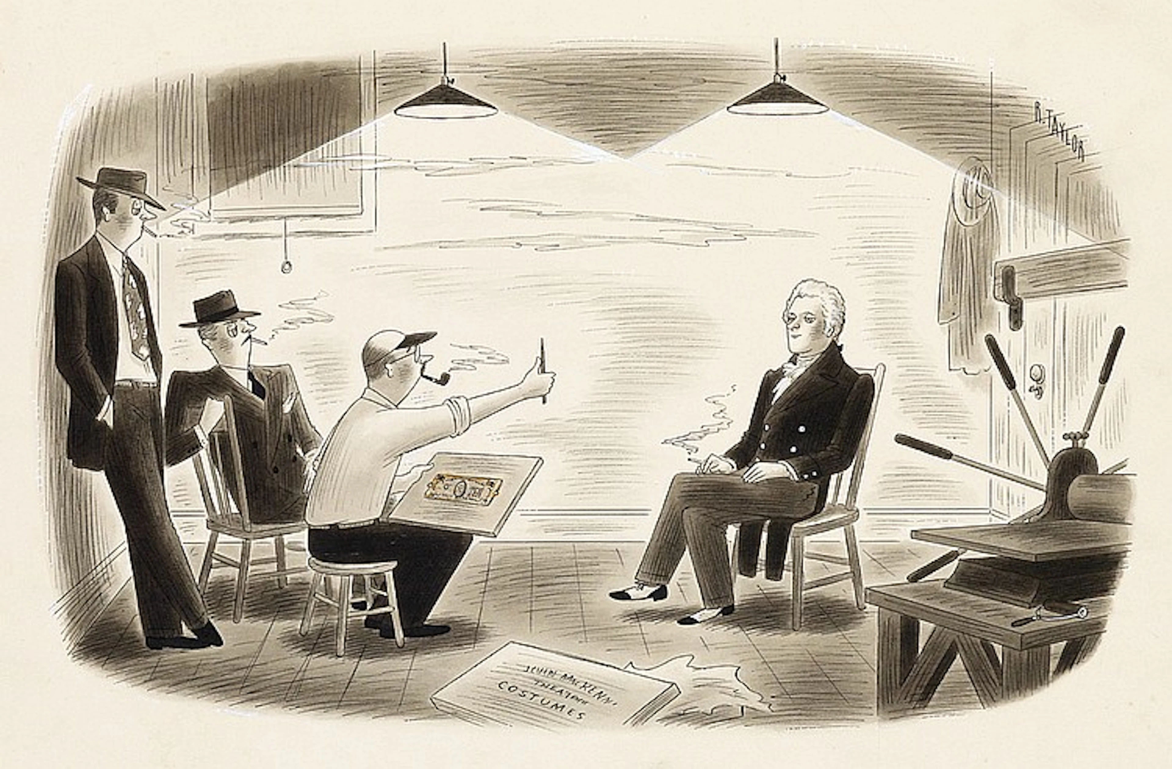 RICHARD TAYLOR. Two cartoons for The New Yorker.