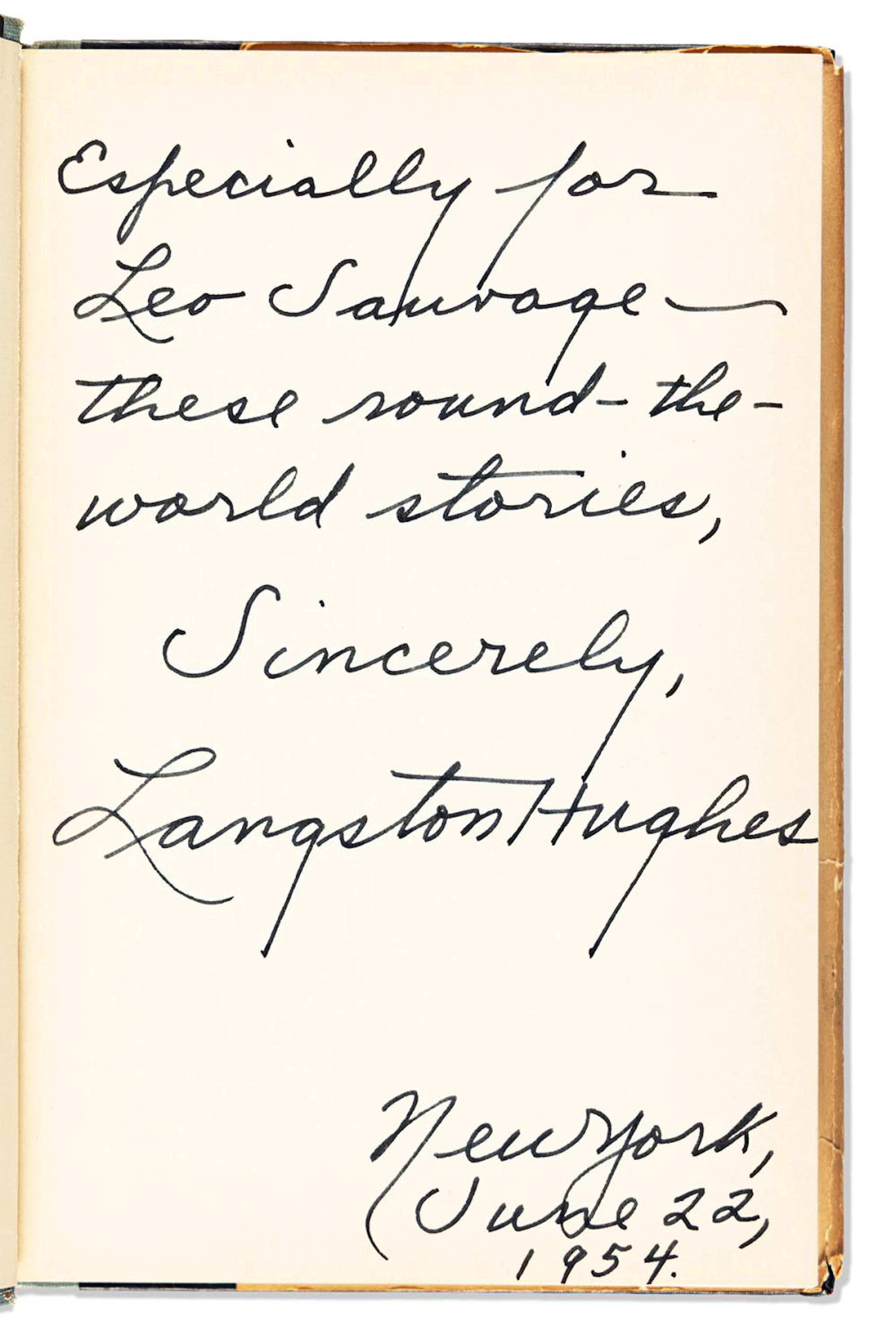 HUGHES, LANGSTON
