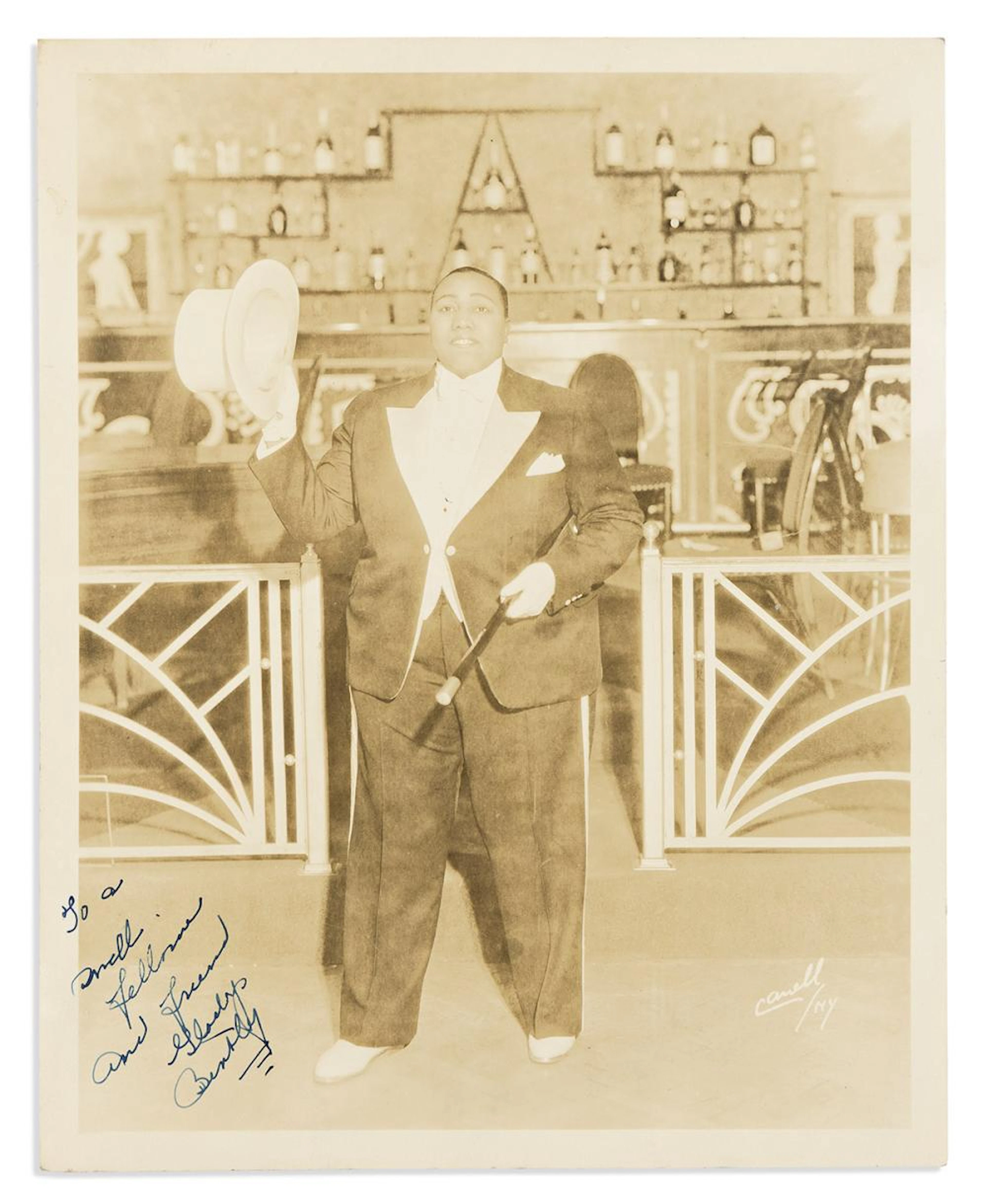 GLADYS BENTLEY (1907-1960) Signed portrait of the...