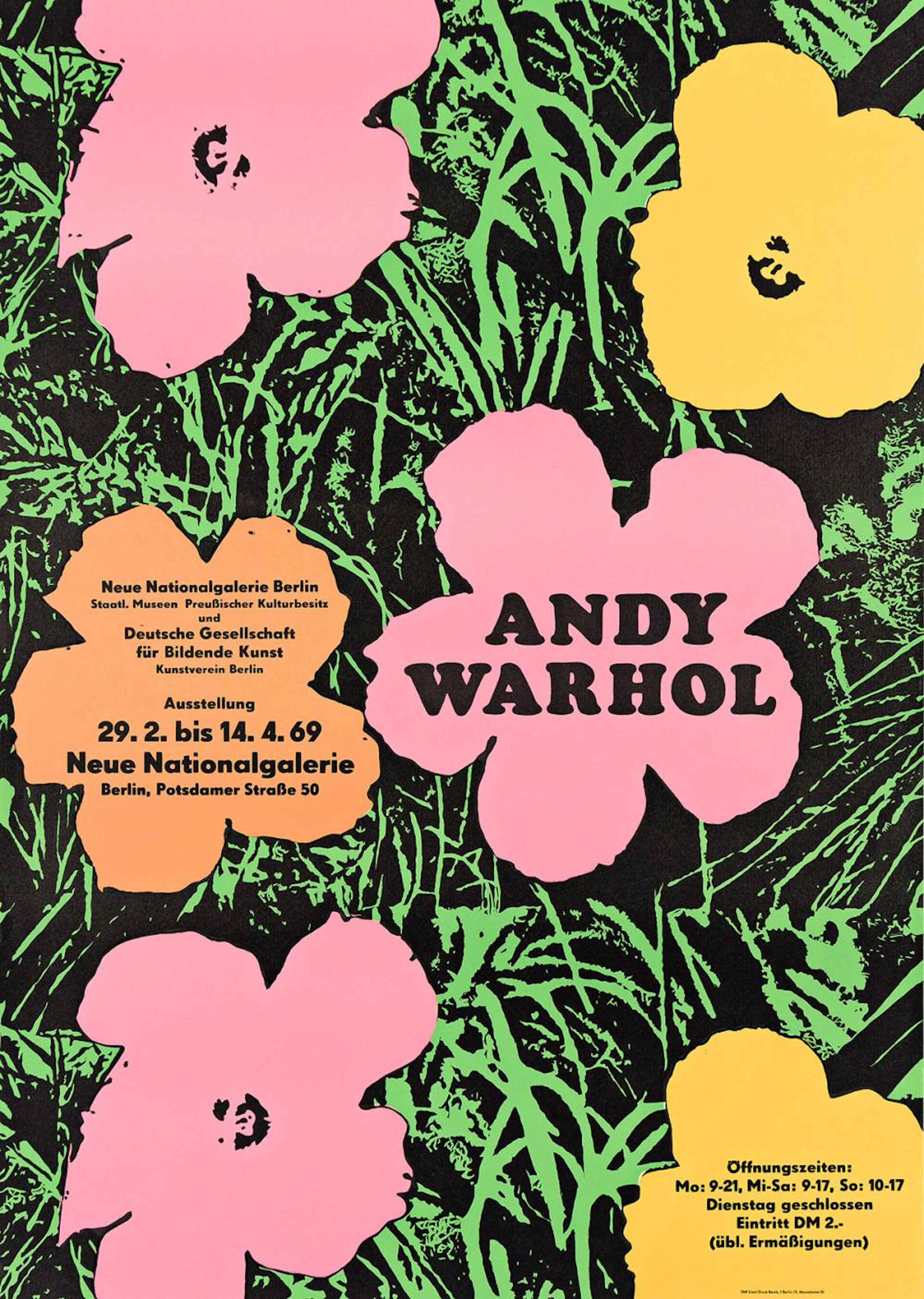 After ANDY WARHOL (1928-1987) Andy Warhol / Neue Nationalgalerie Berlin.
