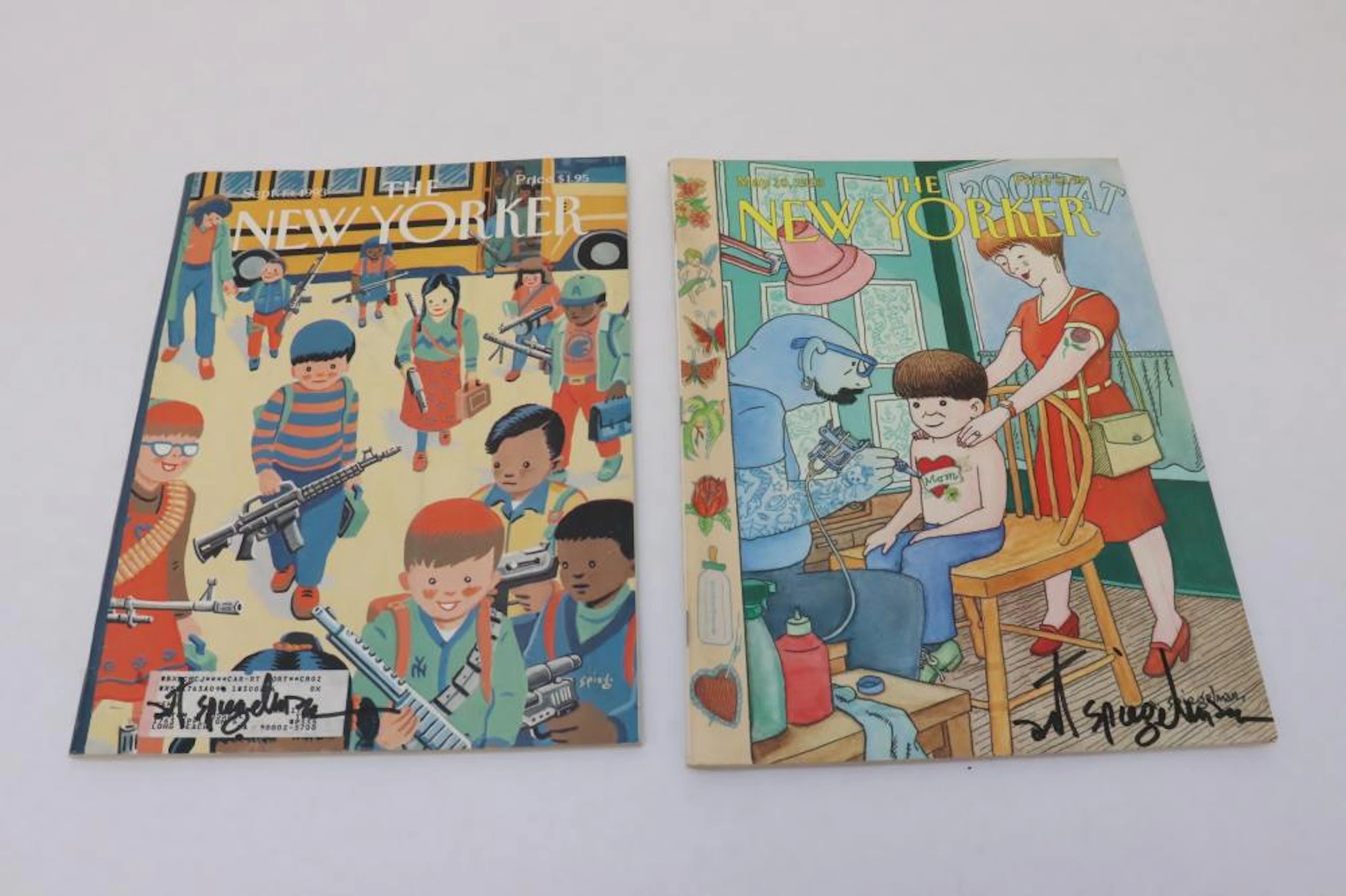 2 Art Spiegelman signed New Yorker