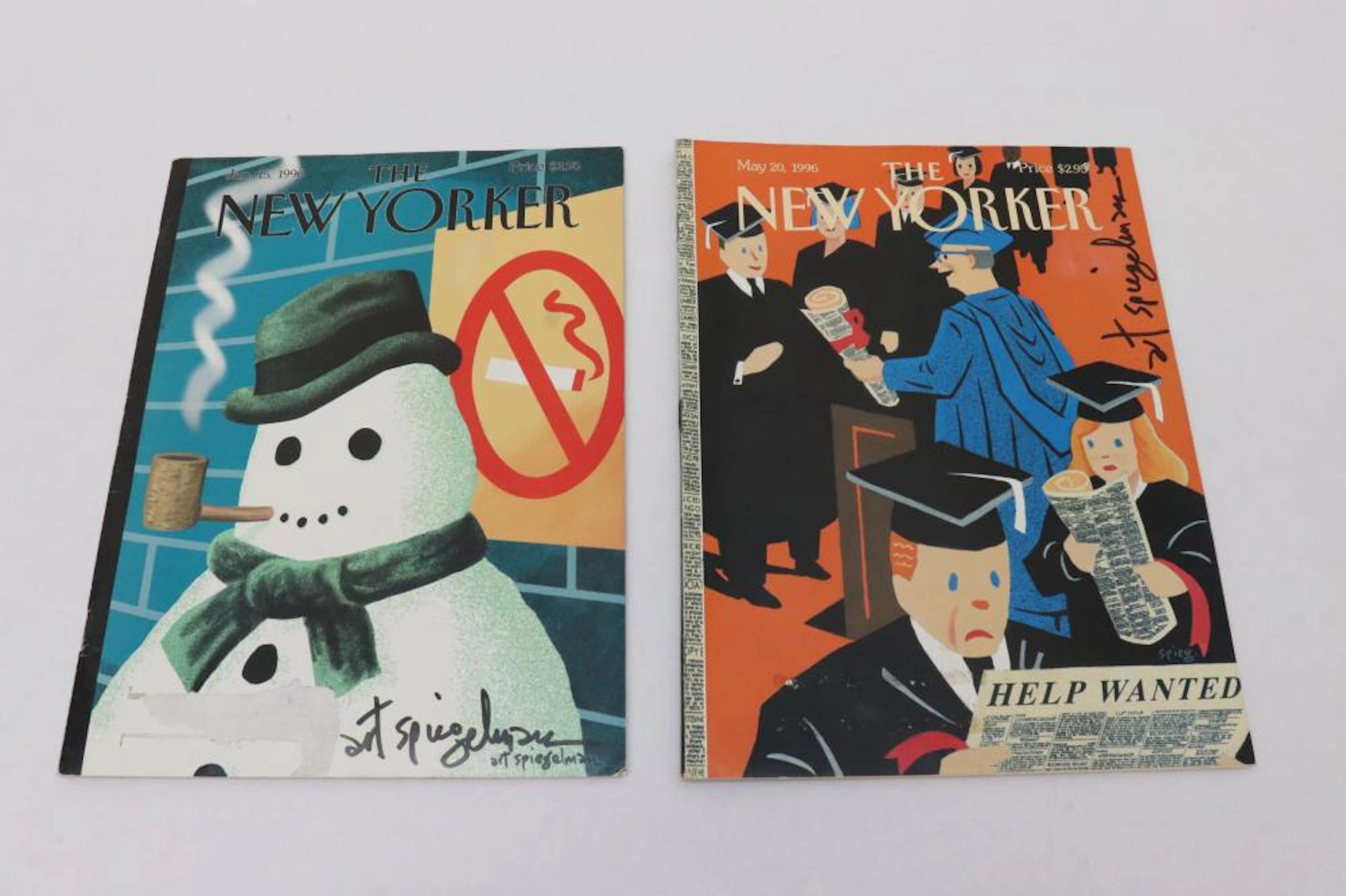 2 Art Spiegelman signed New Yorker