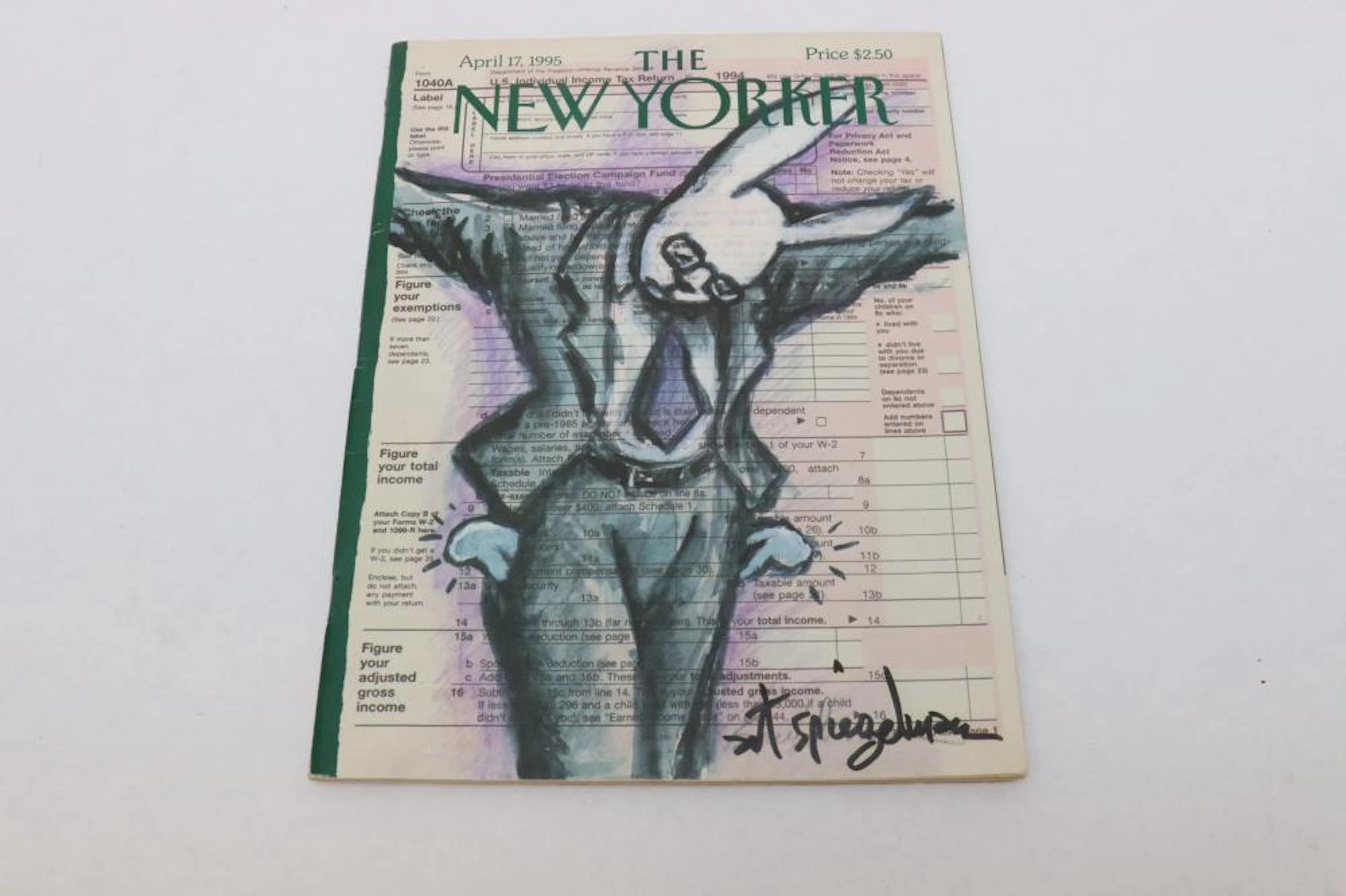 Art Spiegelman signed New Yorker