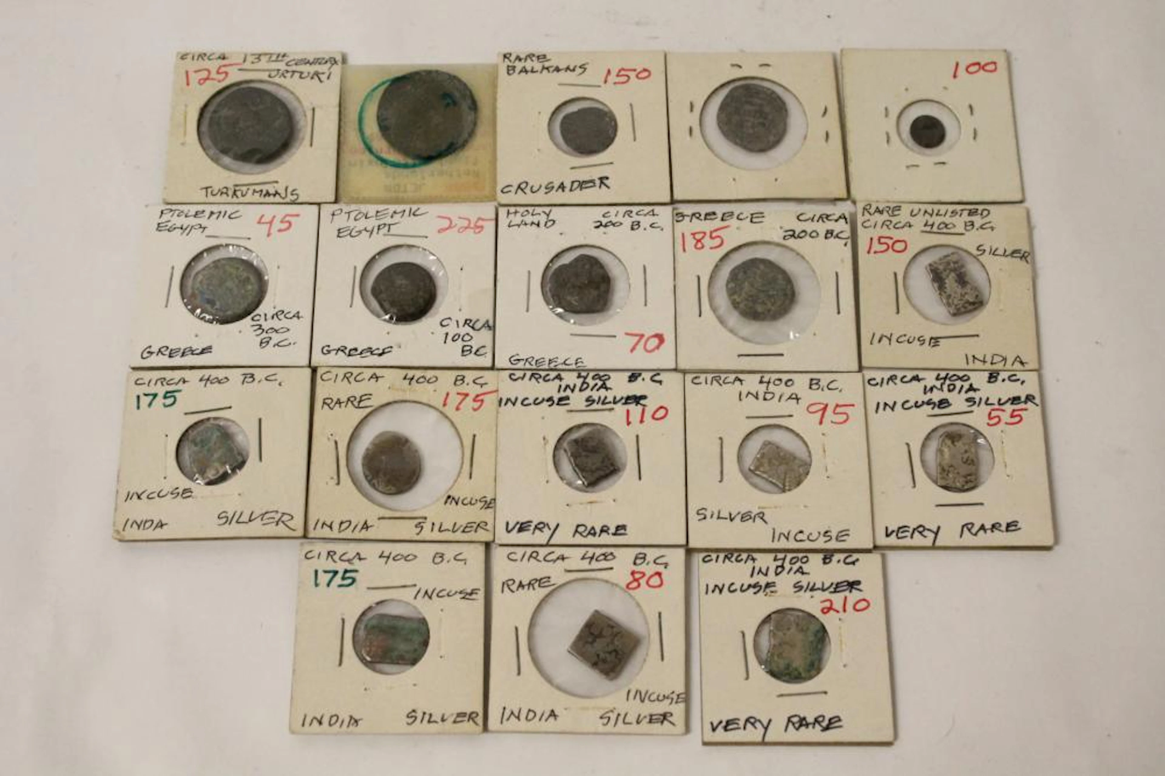 Collection of ancient Coins