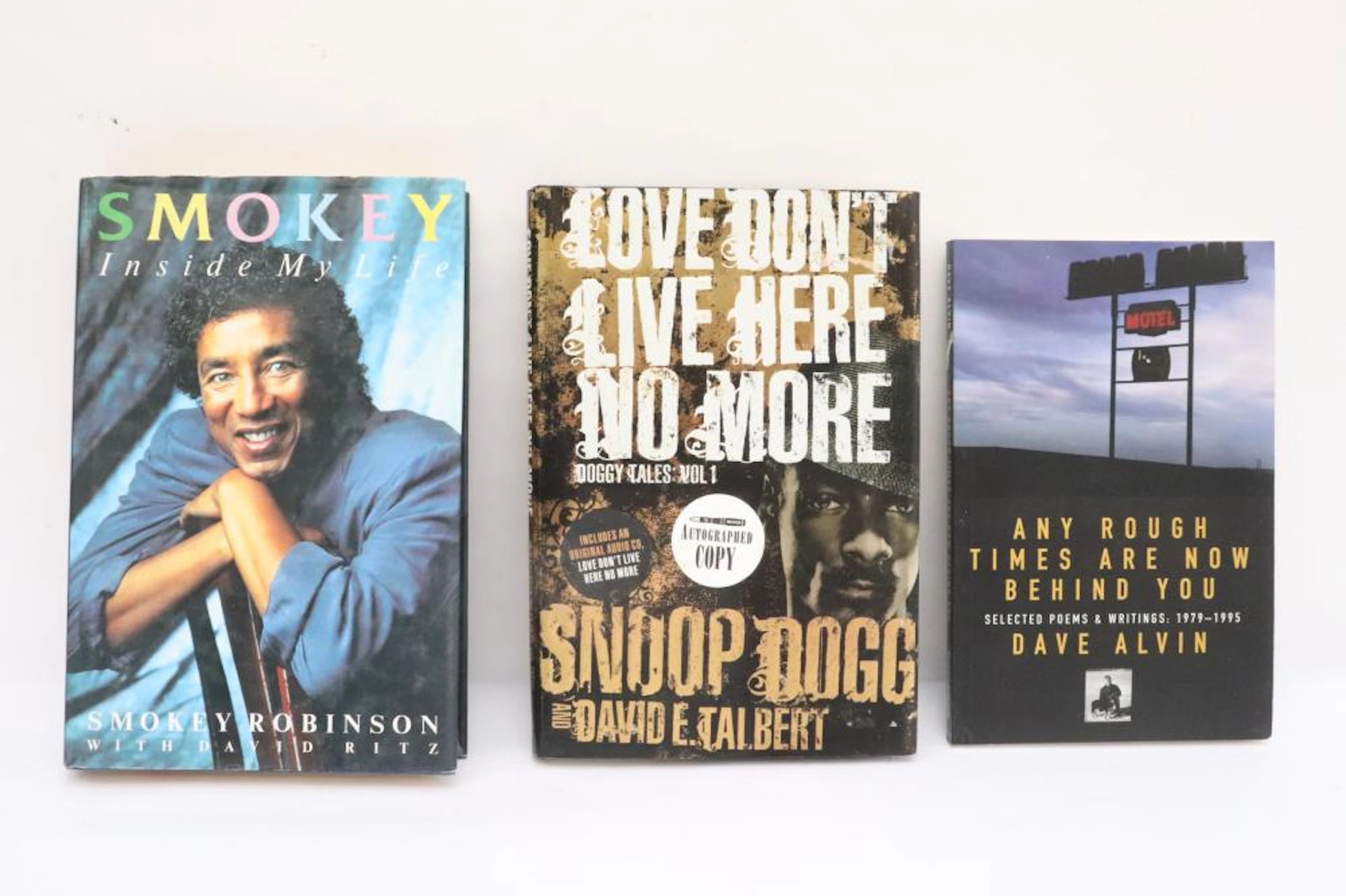 3 signed books