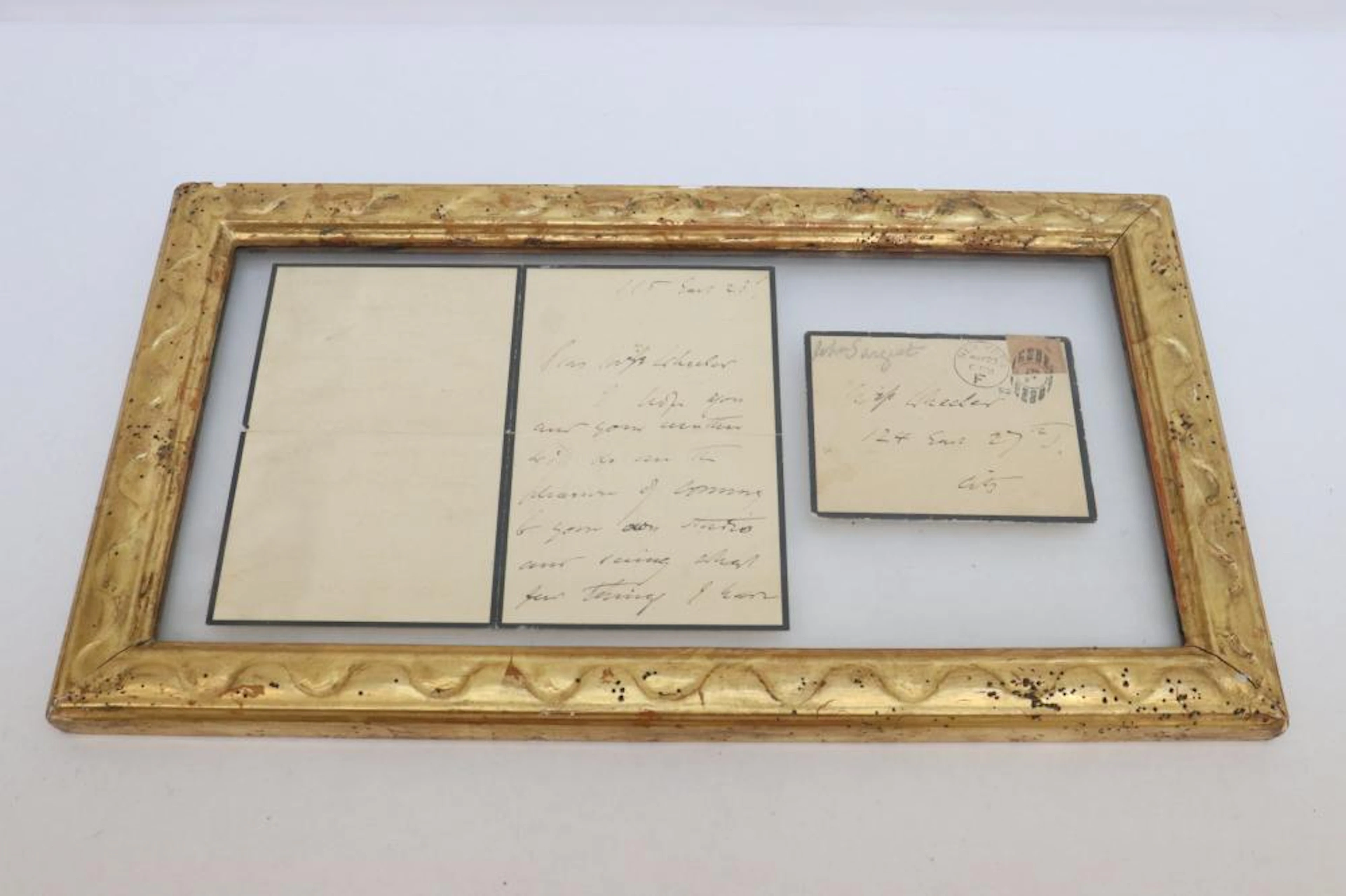 A handwritten & signed letter by John Singer Sargent